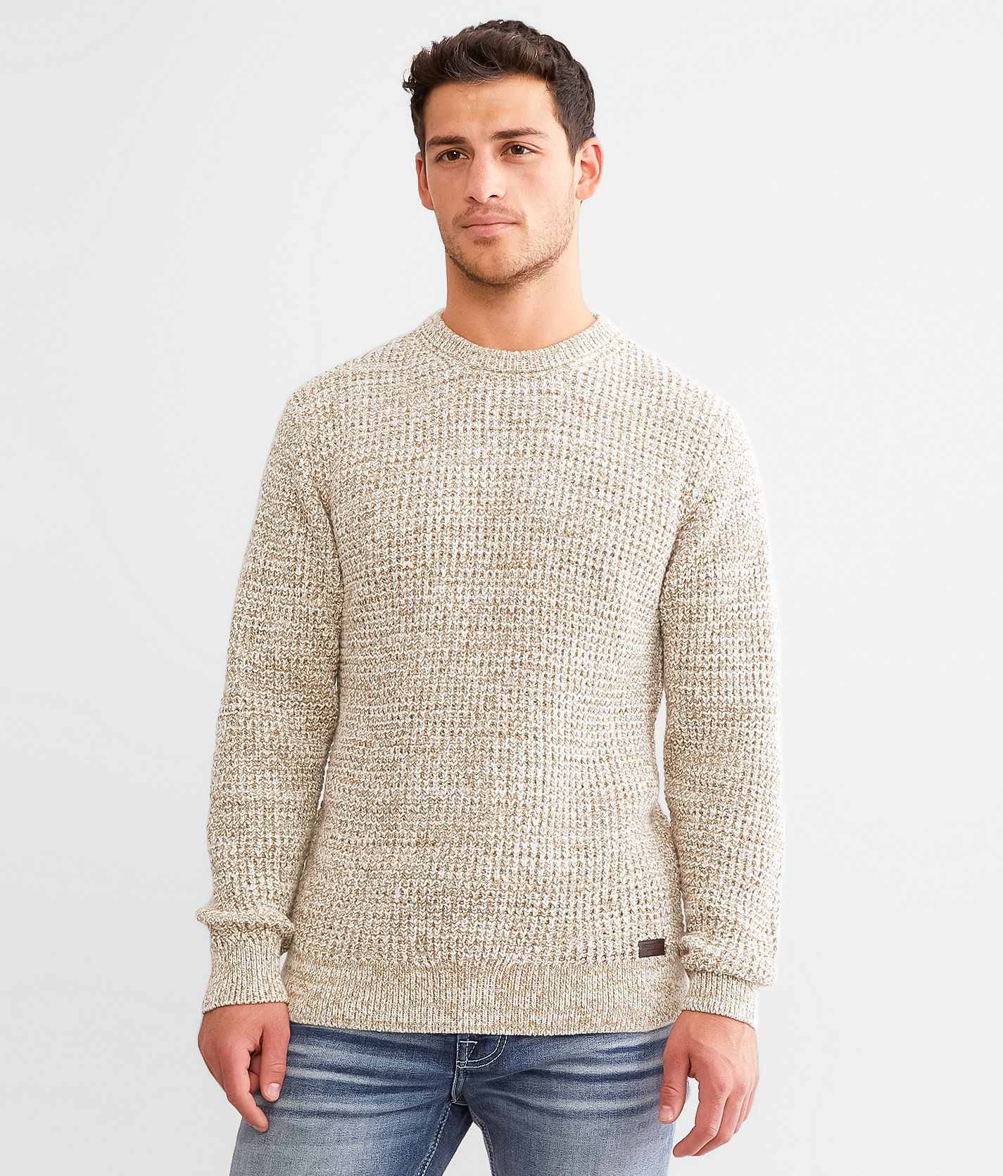 Outpost Makers Marled Sweater - Men's Sweaters in Rubber White