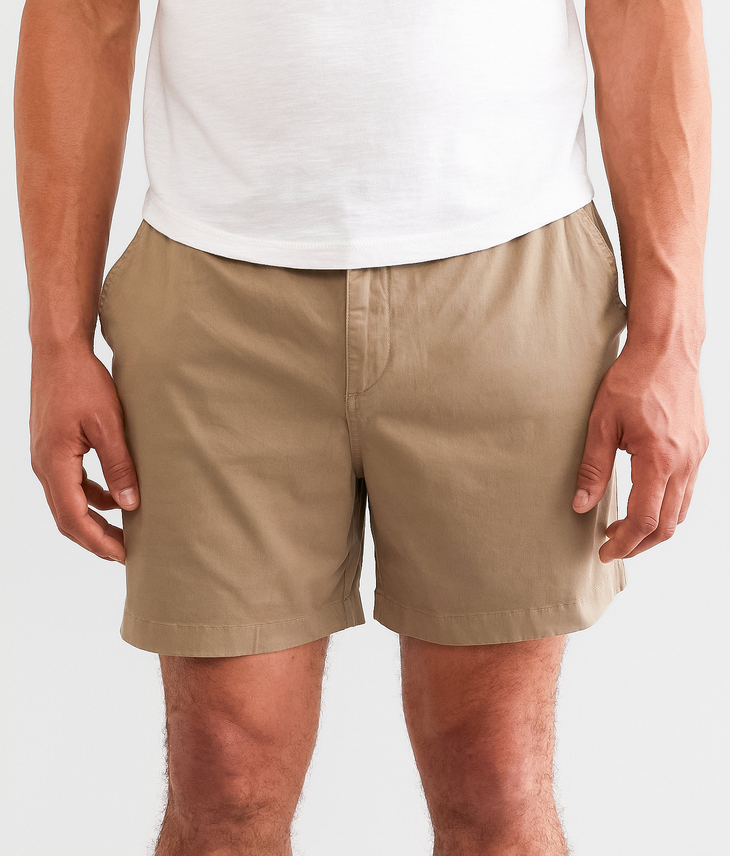 Chubbies The Dunes Stretch Short - Men's Shorts in Dark Khaki Solid