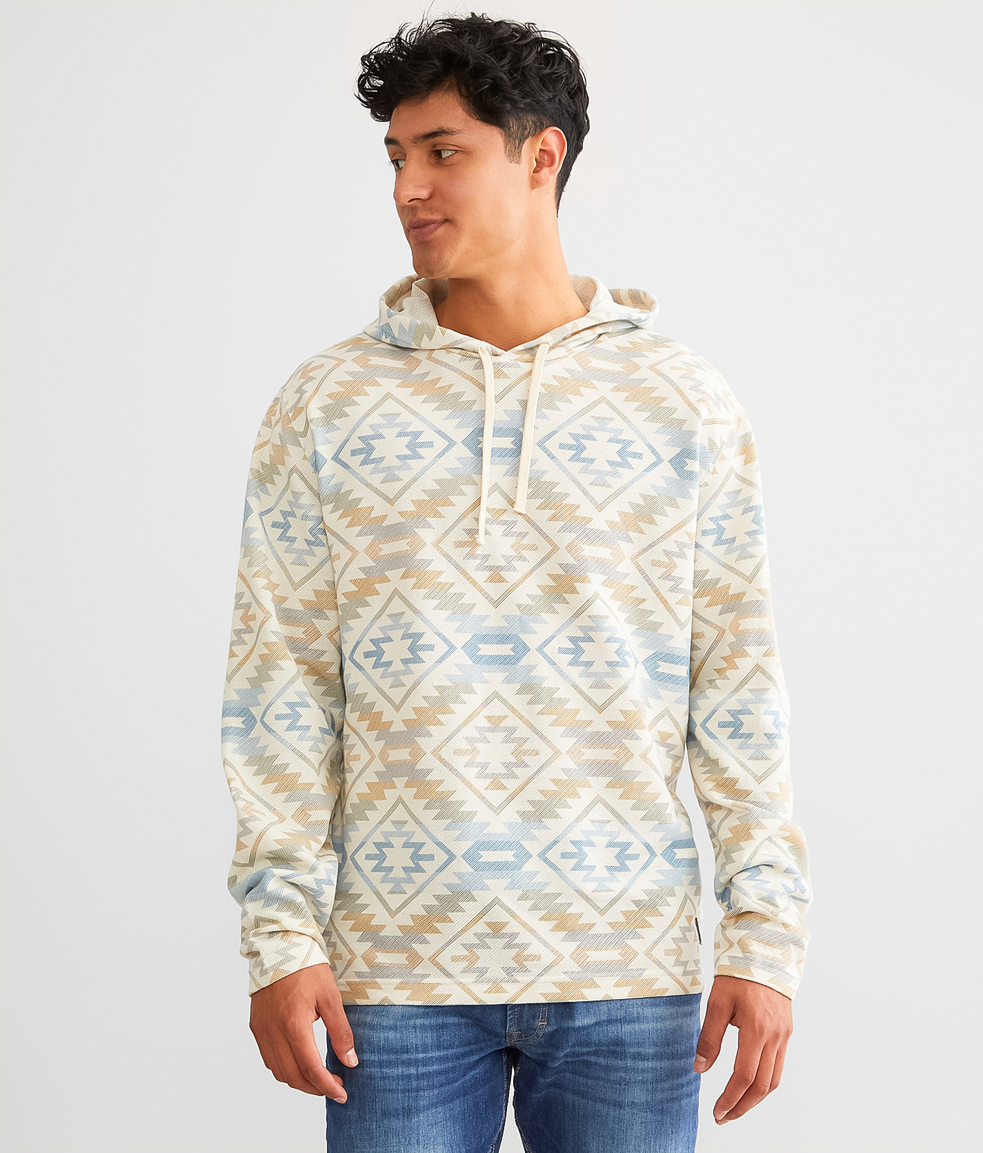 Hurley Transition Hoodie - Men's Sweatshirts in Oatmeal