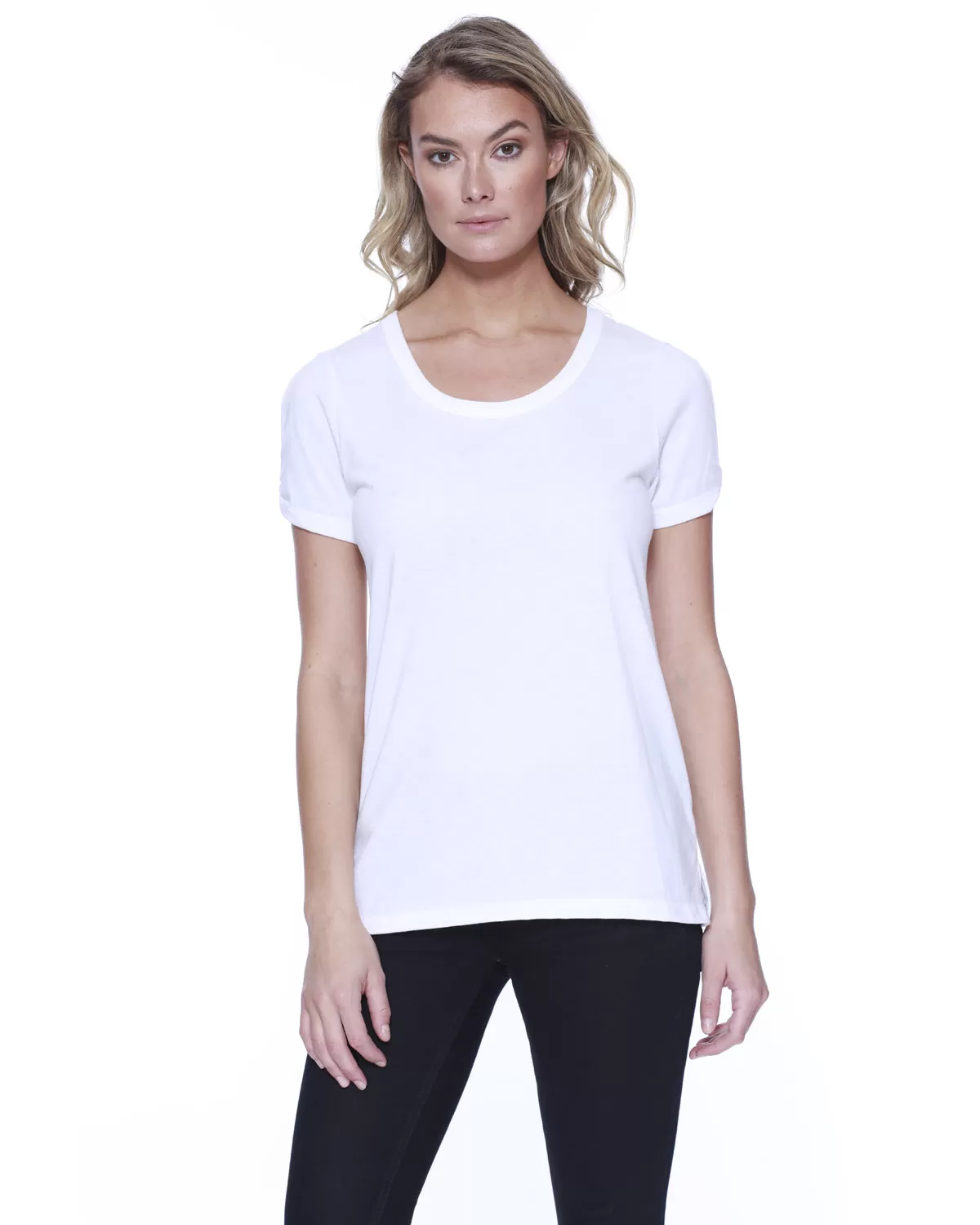 StarTee Drop Ship ST1815 Ladies' Cotton/Modal Open Shoulder T-shirt