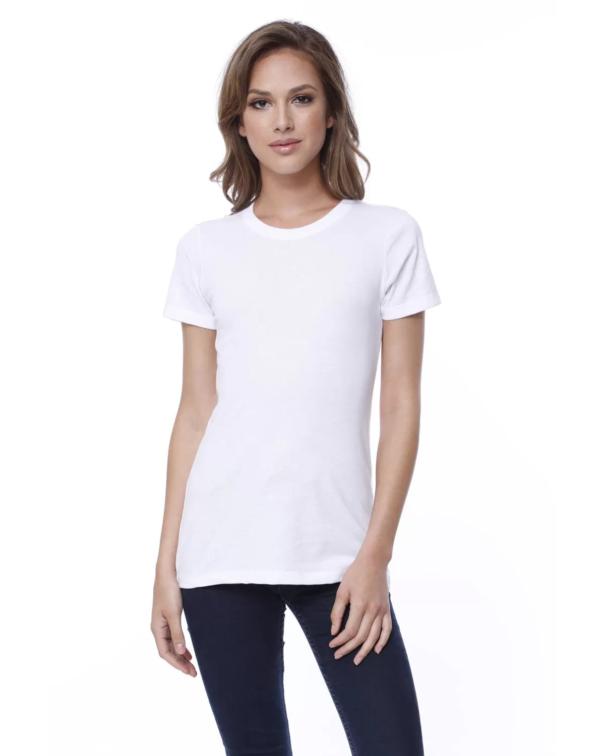 StarTee Drop Ship ST1410 Ladies' CVC Crew Neck T-shirt