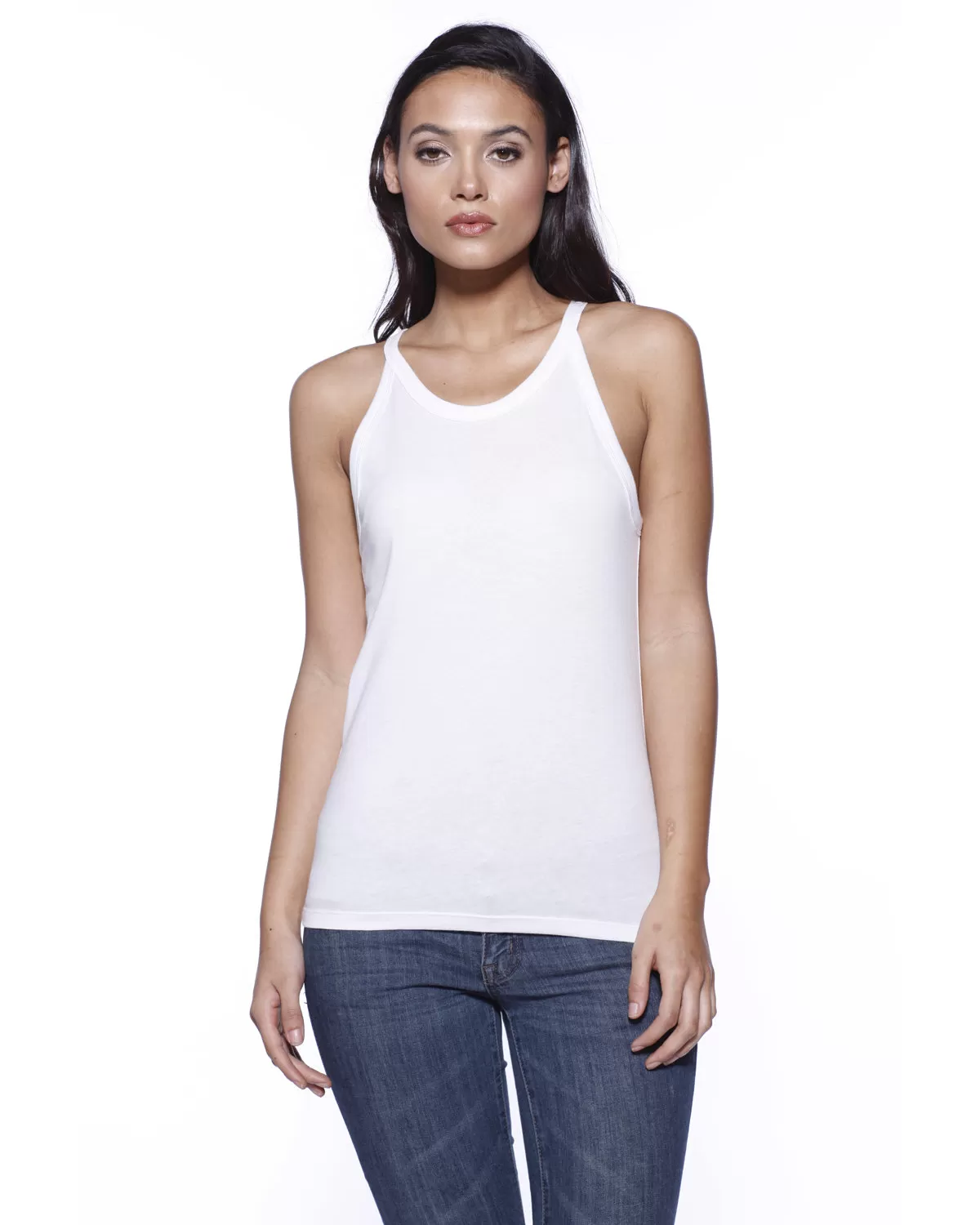 StarTee Drop Ship ST1483 Ladies' CVC Halter Tank Top