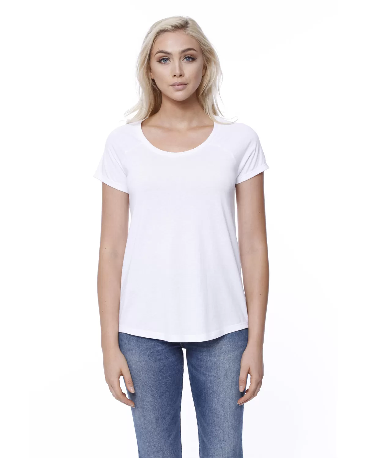 StarTee Drop Ship ST1474 Ladies' CVC Loose Short-Sleeve Raglan