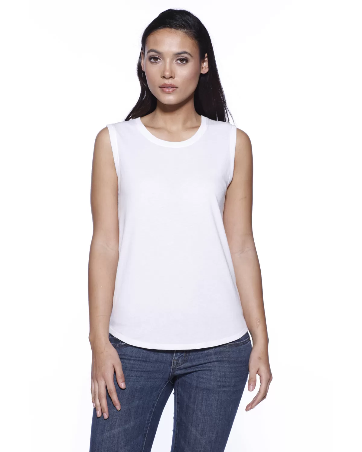 StarTee Drop Ship ST1452 Ladies' CVC Sleeveless T-shirt