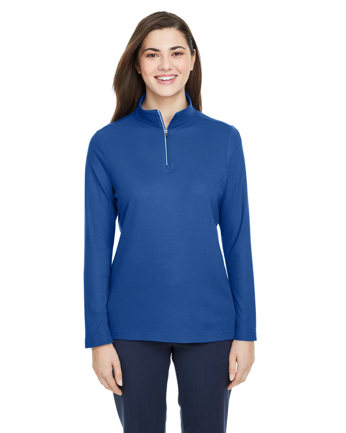 Ash City - Core 365 CE405W Ladies' Fusion ChromaSoft Pique Quarter-Zip