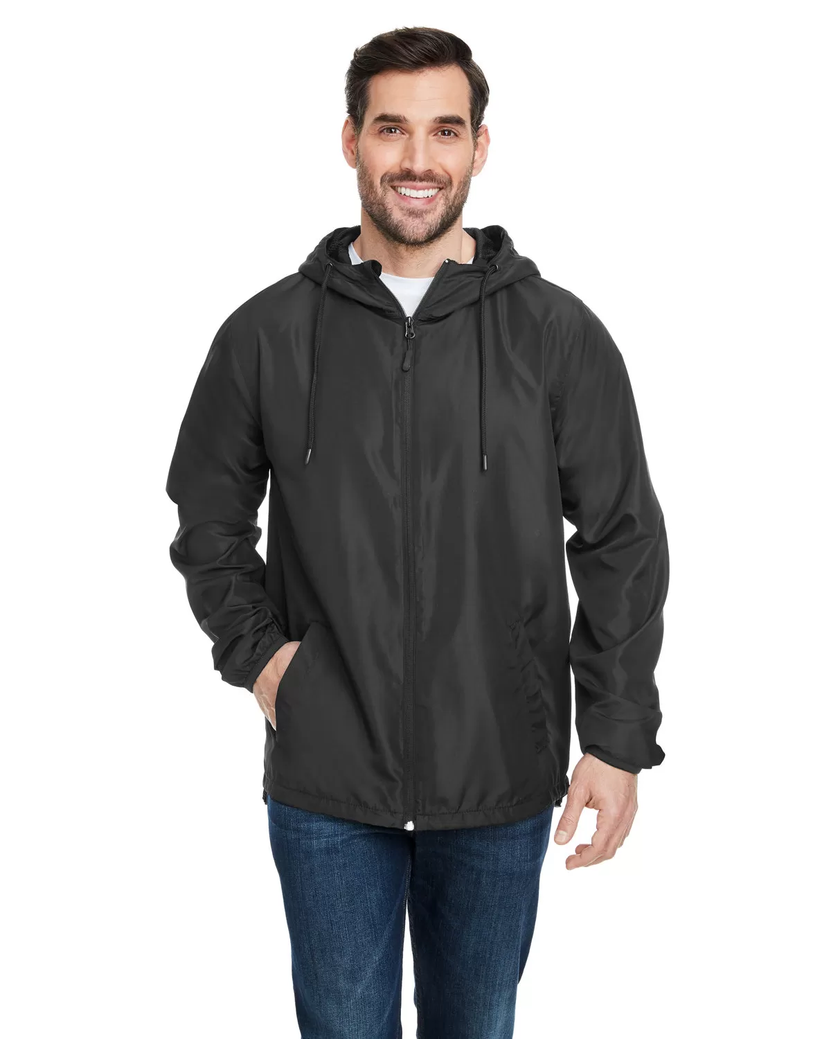 Burnside B9754 Lightweight Windbreaker Jacket