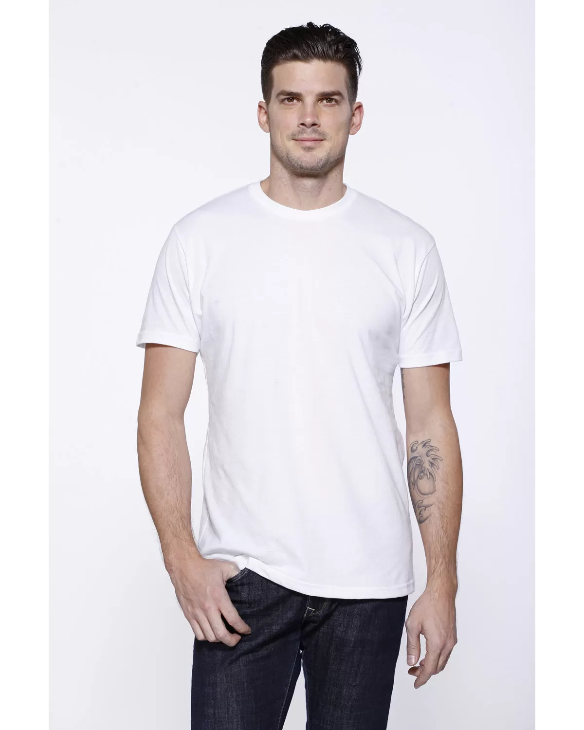 StarTee Drop Ship ST2410 Men's CVC Crew Neck T-shirt