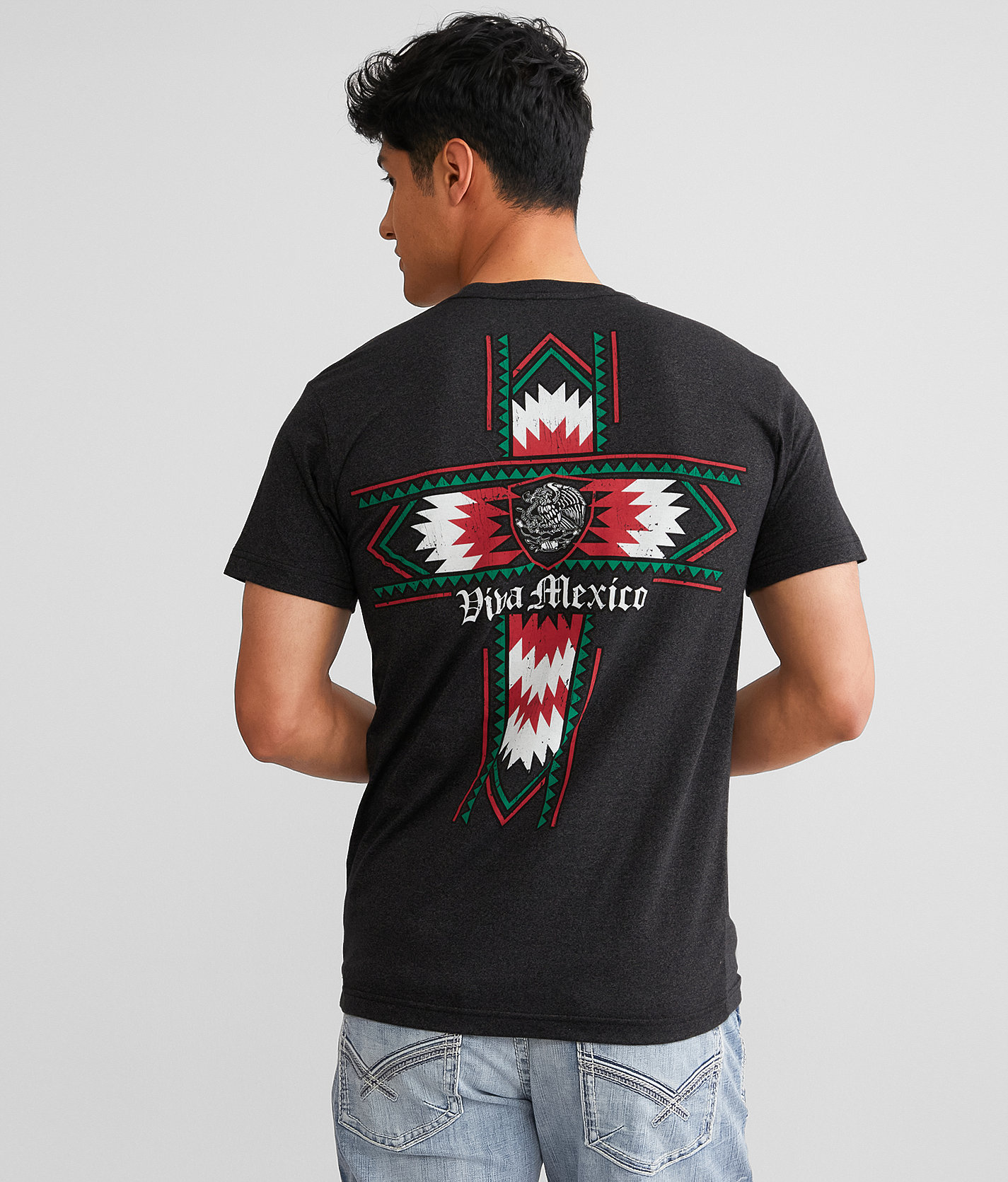 Freedom Ranch Aztec Cross T-Shirt - Men's T-Shirts in Black Mass