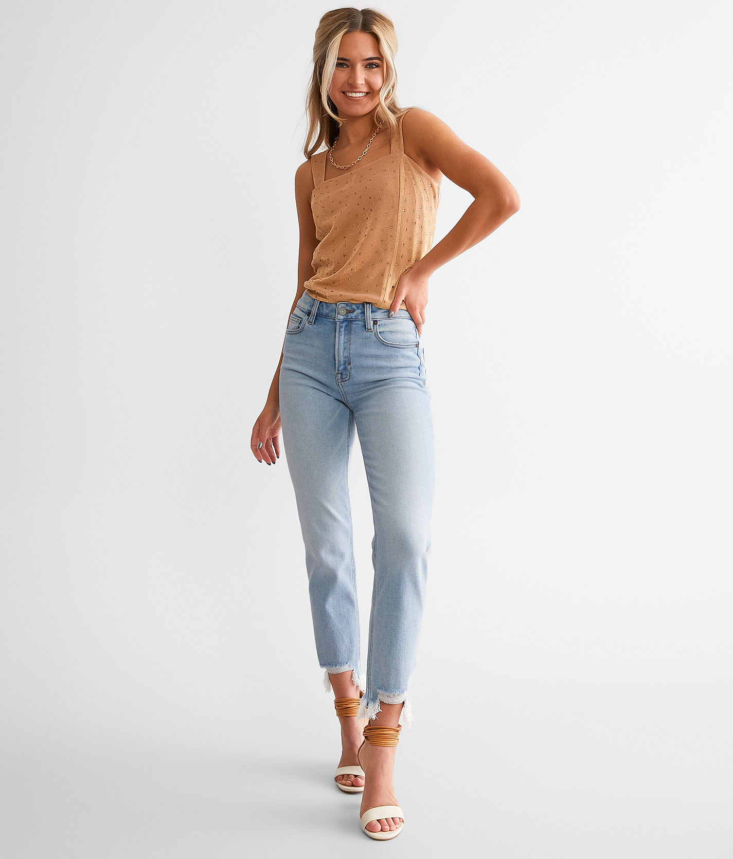 HIDDEN Harley Mom Jean - Women's Jeans in Medium Light