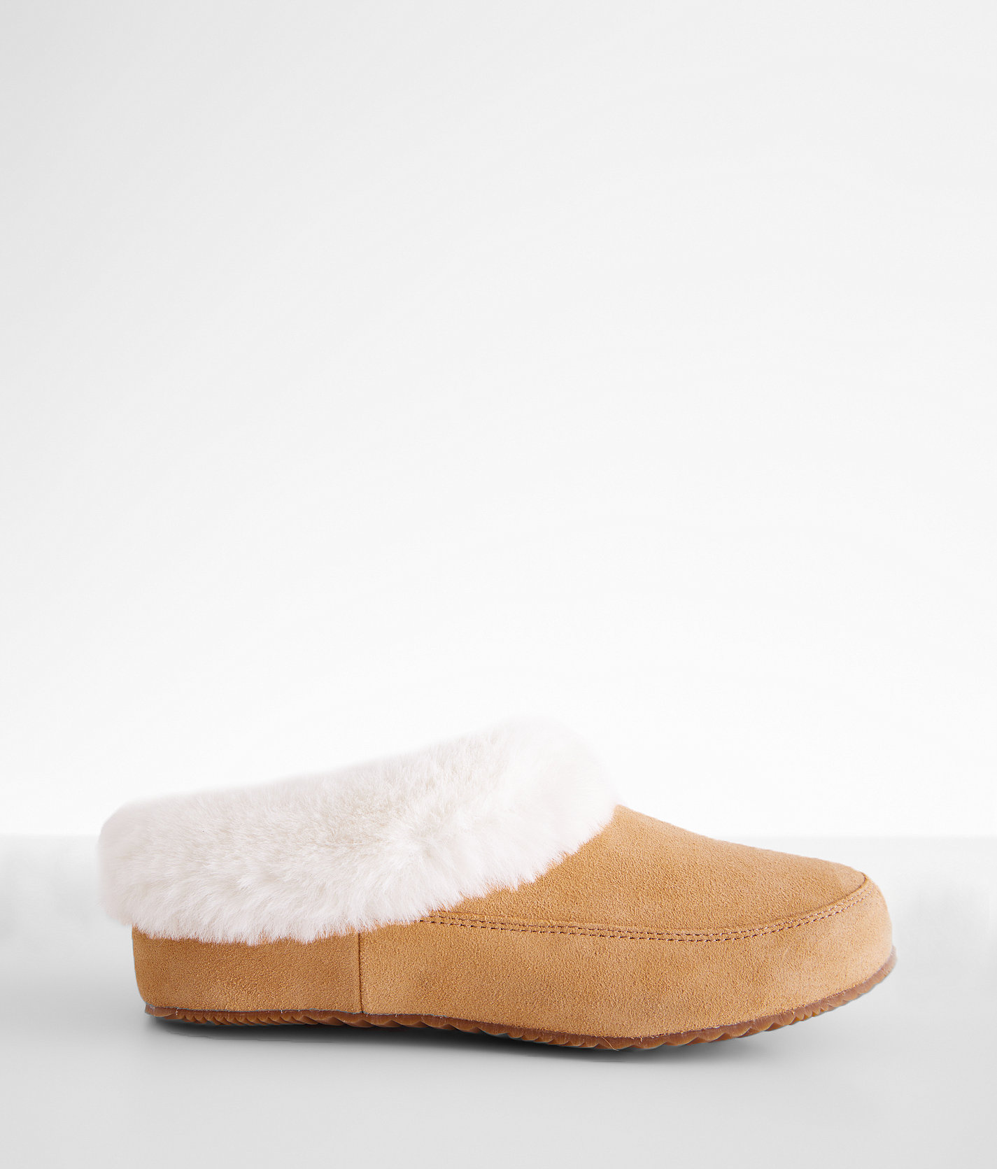 Sorel Go Leather Slipper - Women's Shoes in Tawny Buff Natural