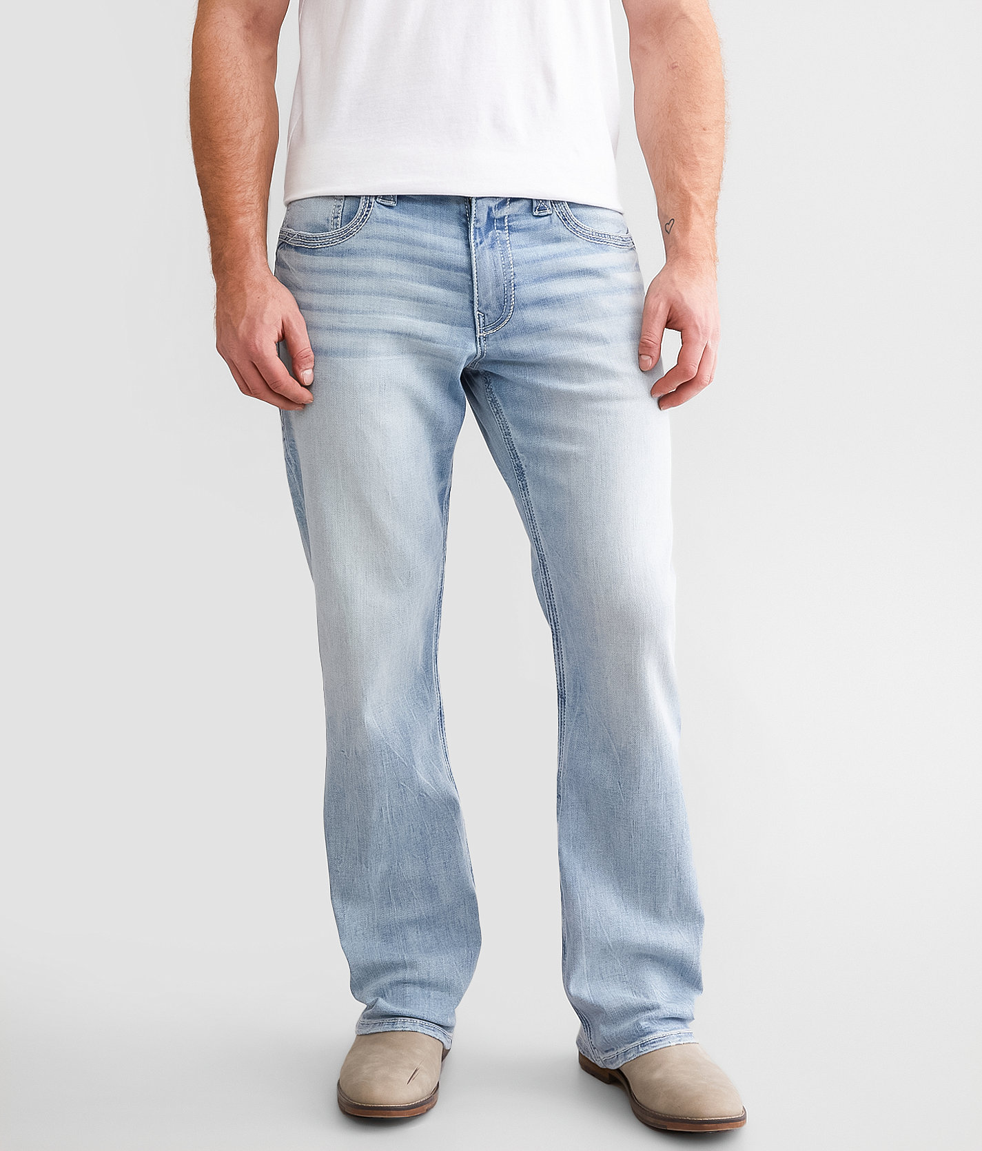 Buckle Black Nine Boot Stretch Jean - Men's Jeans in Lorna