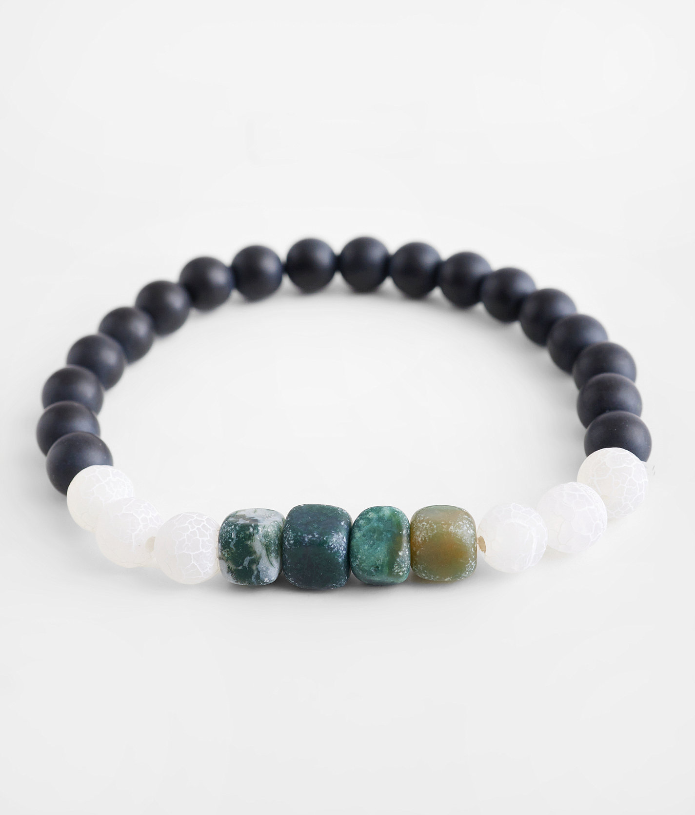 BKE Mixed Bead Bracelet - Men's Jewelry in Green