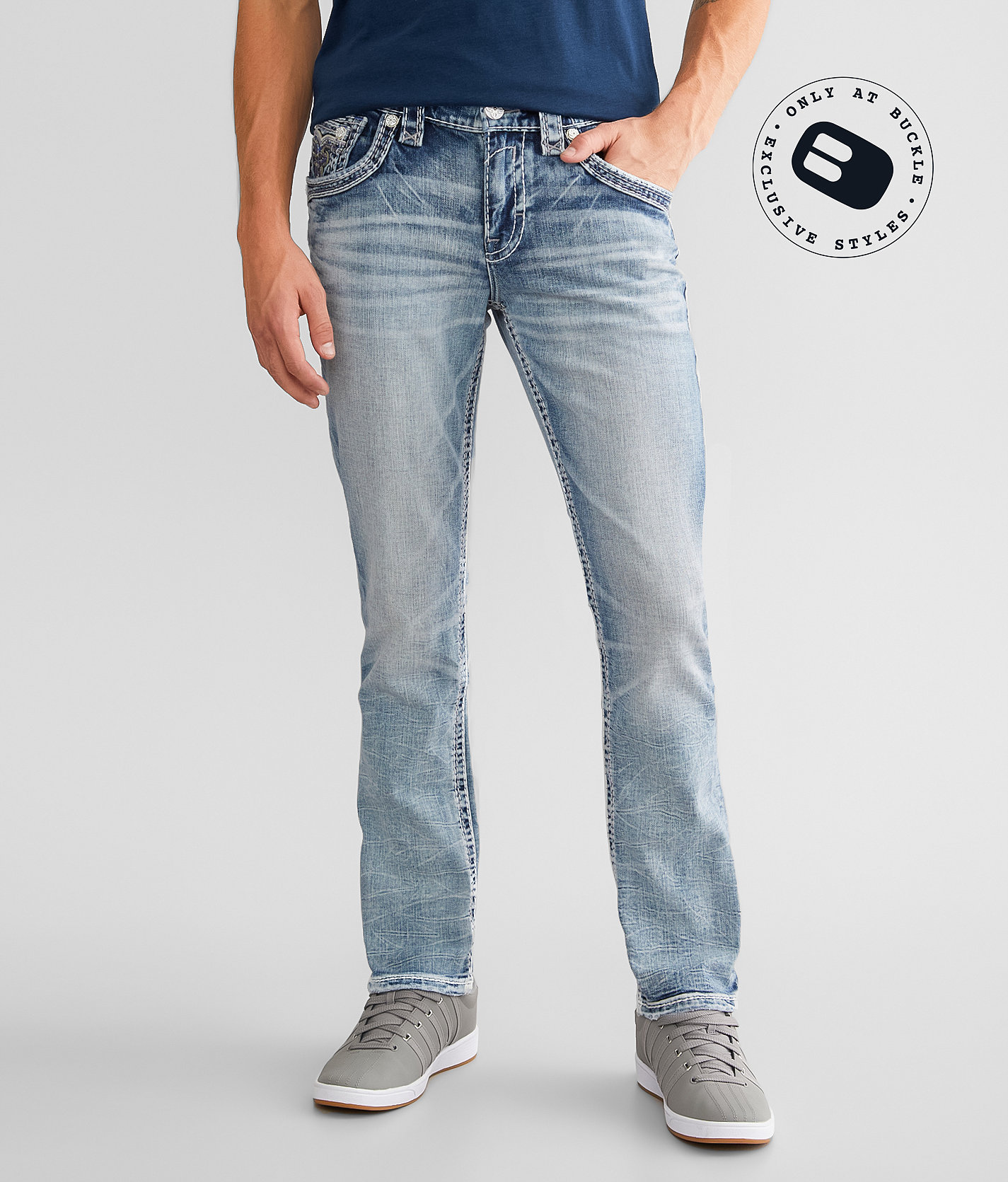 Rock Revival Korbyn Slim Straight Stretch Jean - Men's Jeans in Korbyn SJ202