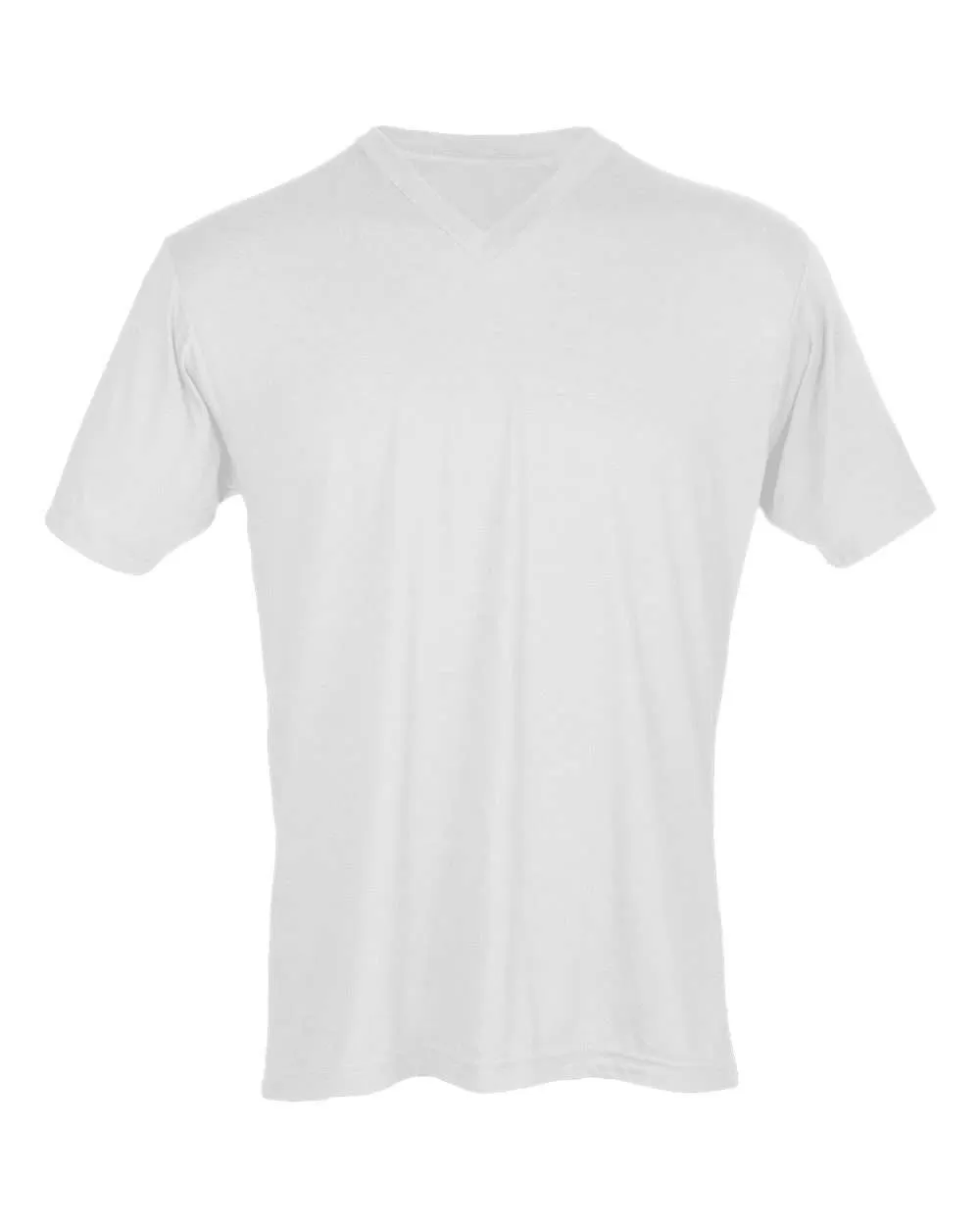 Tultex 207 Unisex Poly-Rich V-Neck T-Shirt
