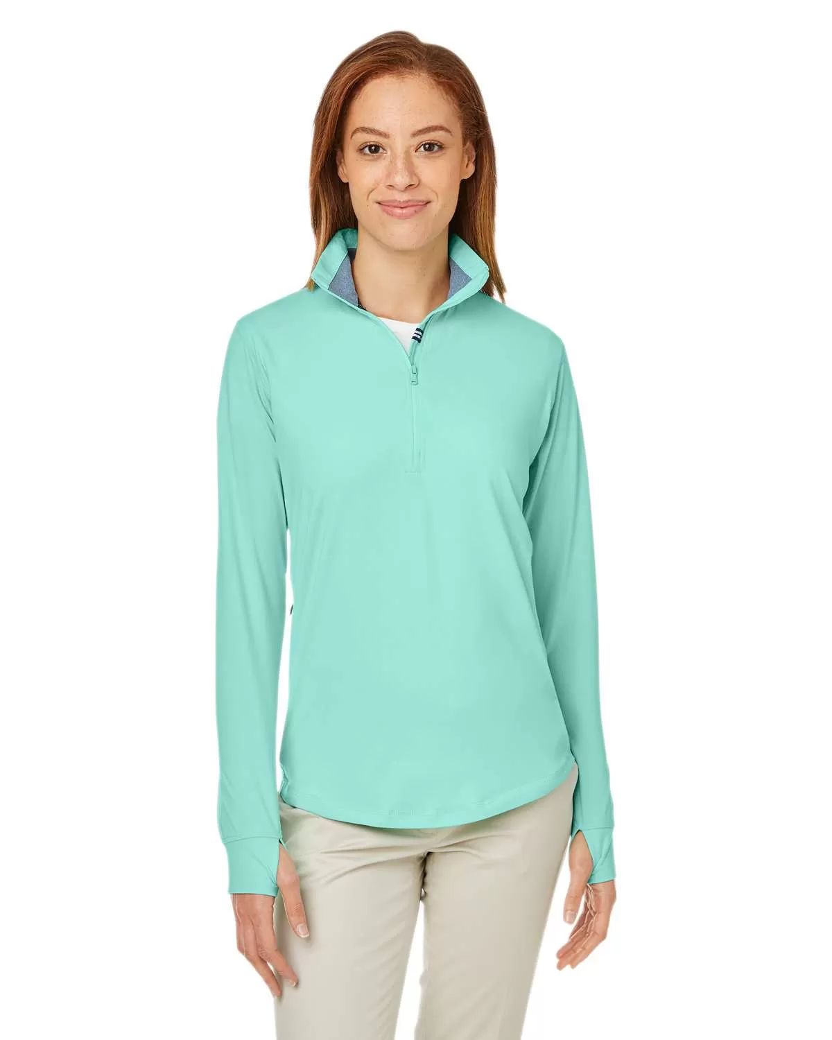 Nautica Ladies' Saltwater Quarter-Zip Pullover - N17925