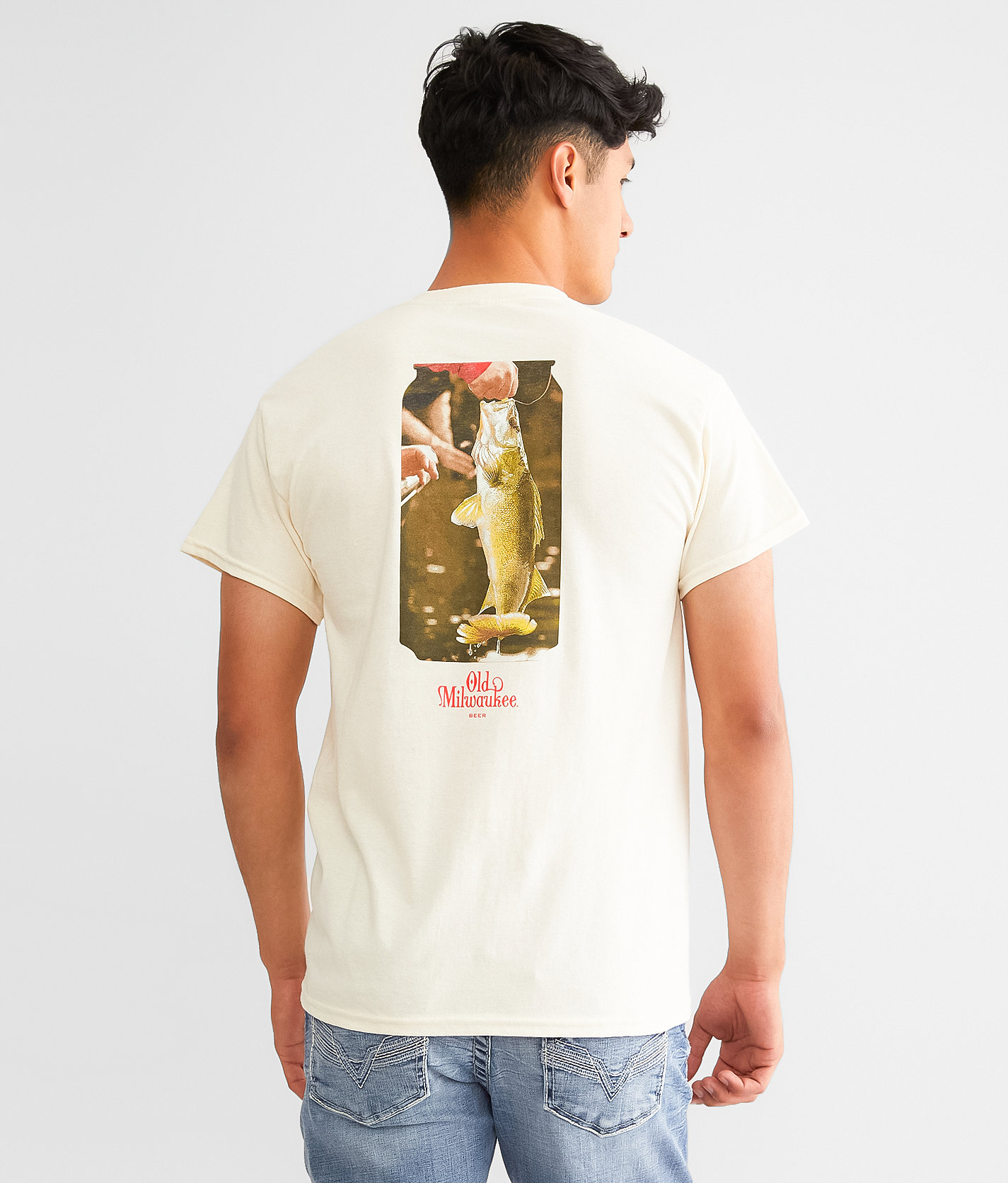 Brew City Old Milwaukee® Beer T-Shirt - Men's T-Shirts in Natural