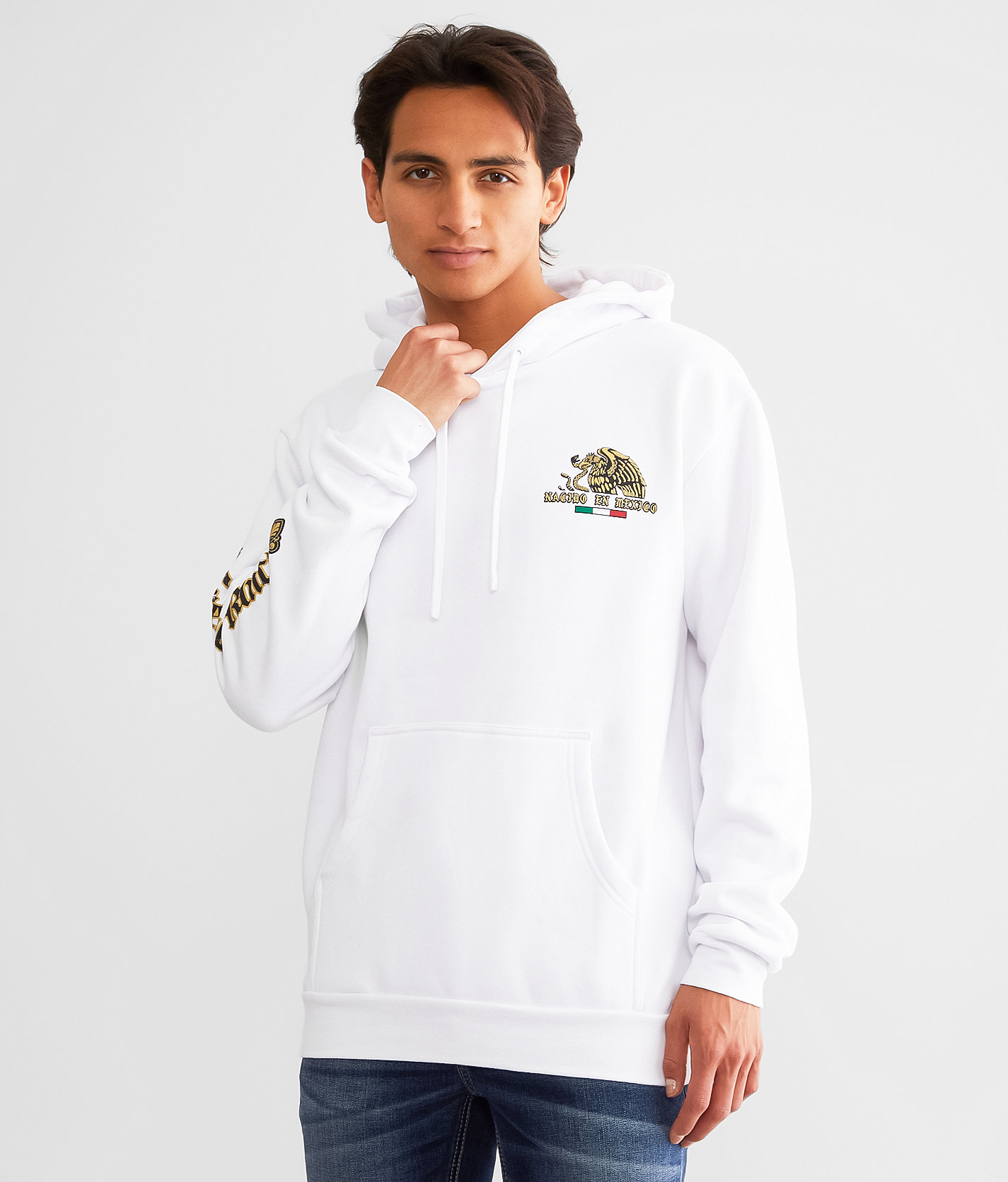 Freedom Ranch Nacido En Mexico Hooded Sweatshirt - Men's Sweatshirts in White