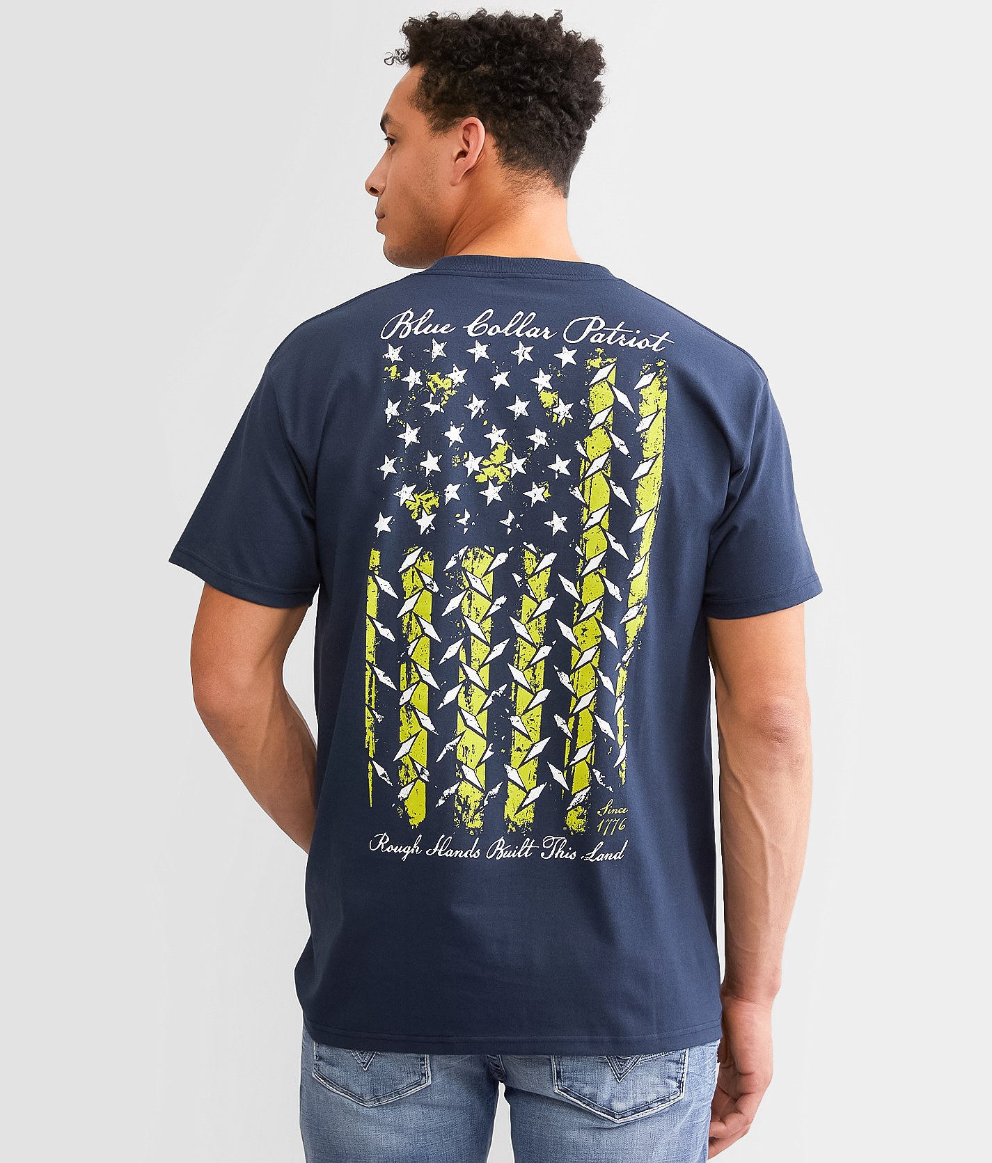 Howitzer Rough Hands T-Shirt - Men's T-Shirts in Navy