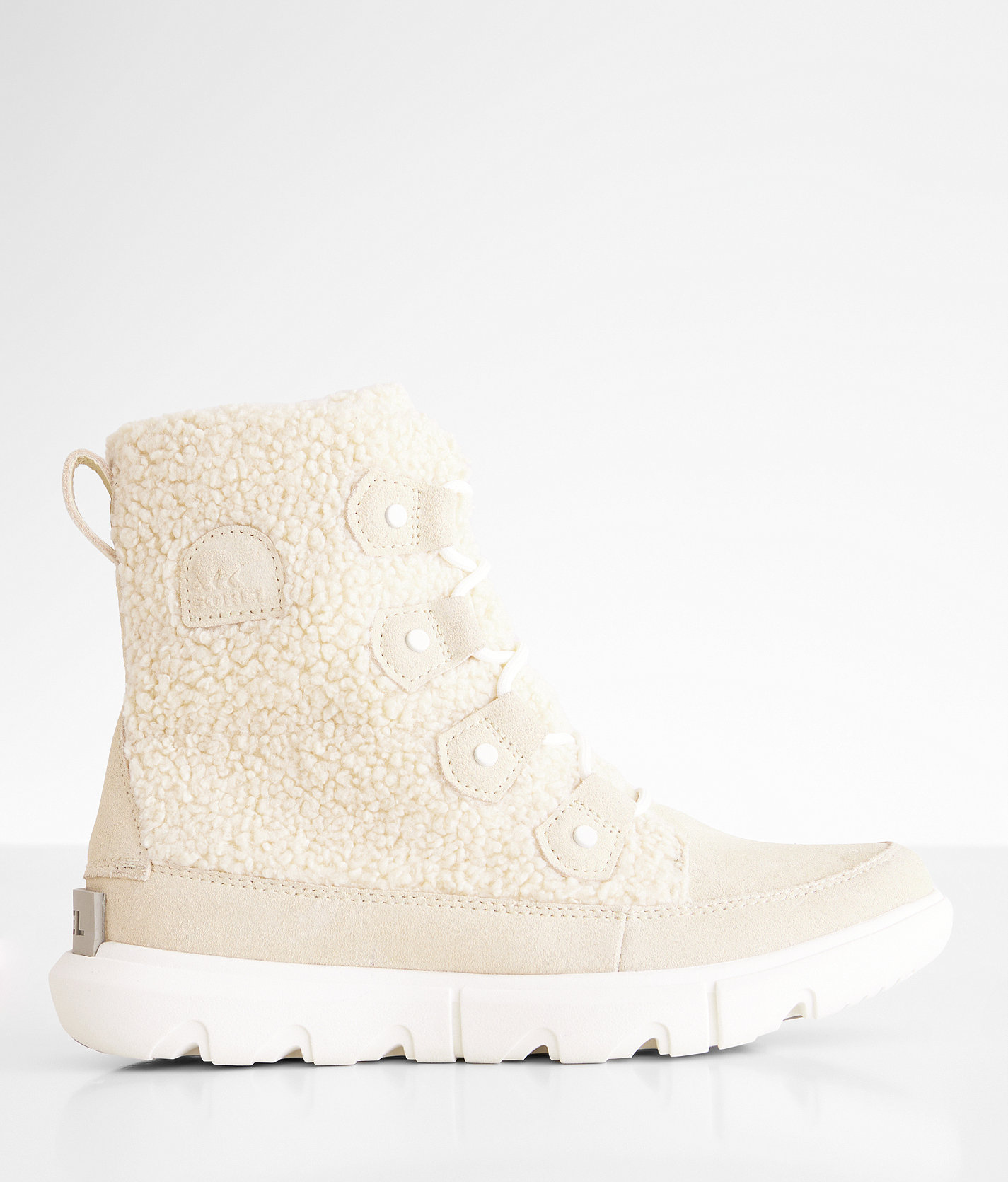 Sorel Explorer Next Joan Boot - Women's Shoes in Bleached Ceramic Sea Salt