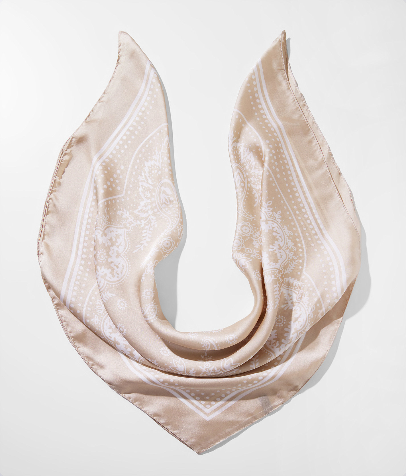 nOir™ Satin Fashion Scarf - Women's Scarves in Nude