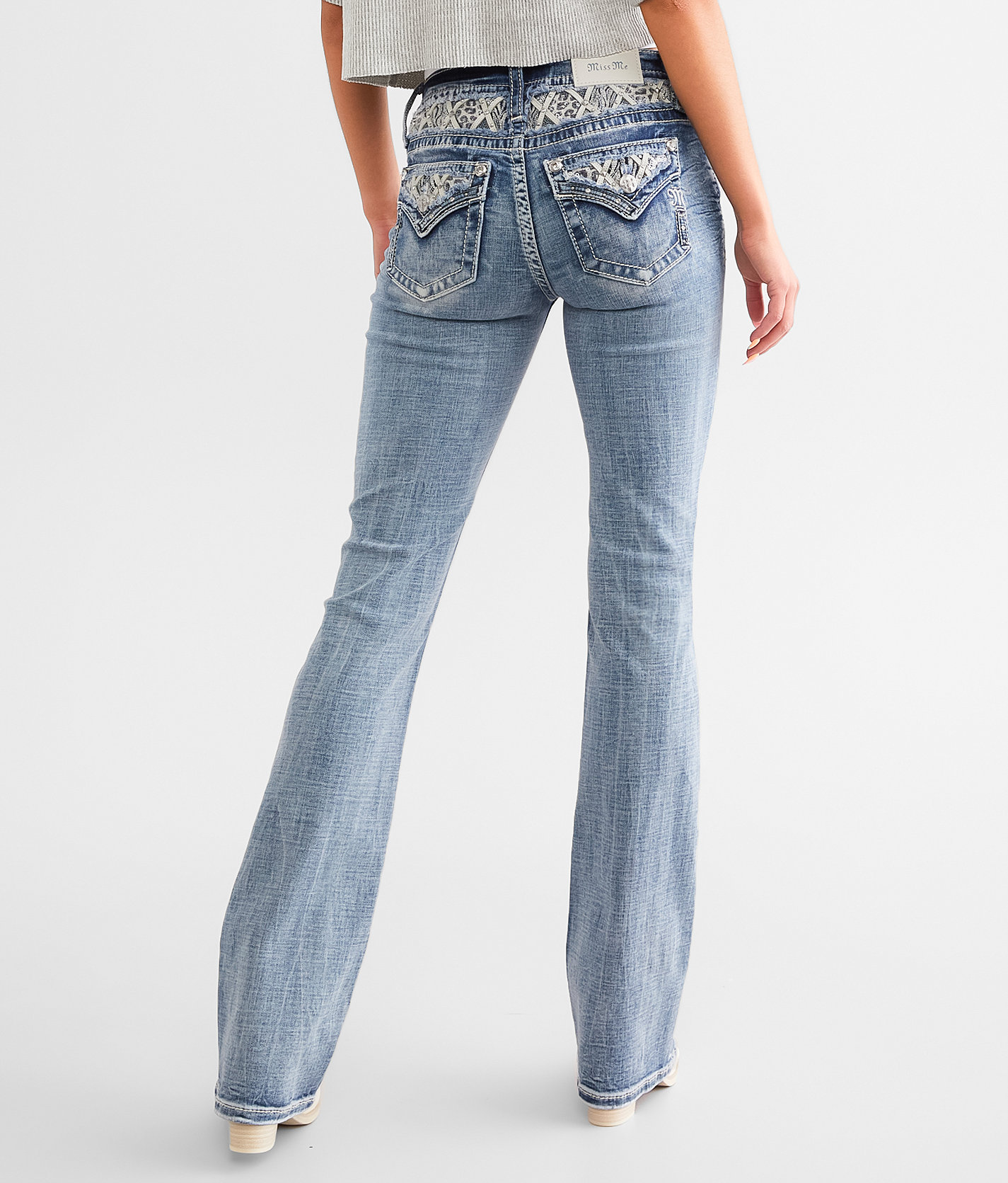 Miss Me Mid-Rise Boot Stretch Jean - Women's Jeans in L268