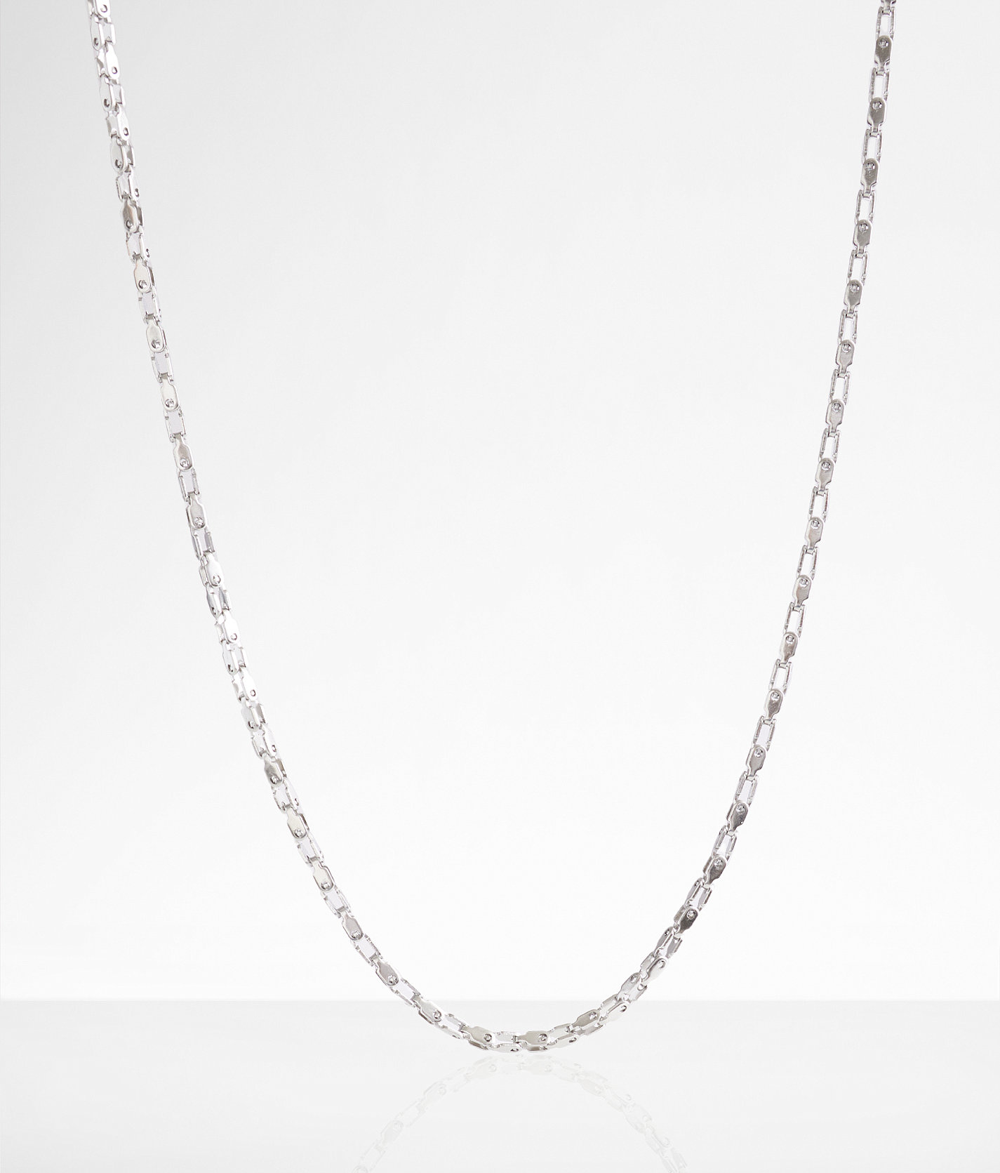 BKE Linked 23" Necklace - Men's Jewelry in Silver