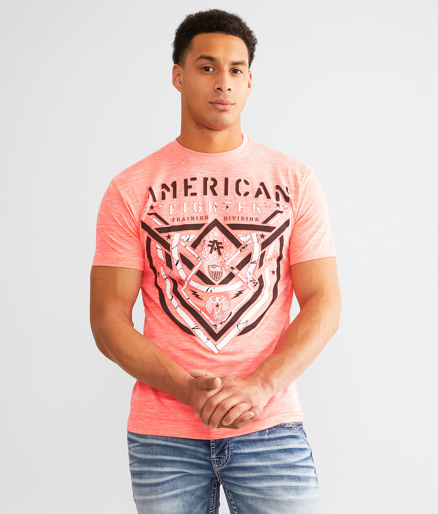 American Fighter Lost Springs T-Shirt - Men's T-Shirts in Icing Coral Dk Coral