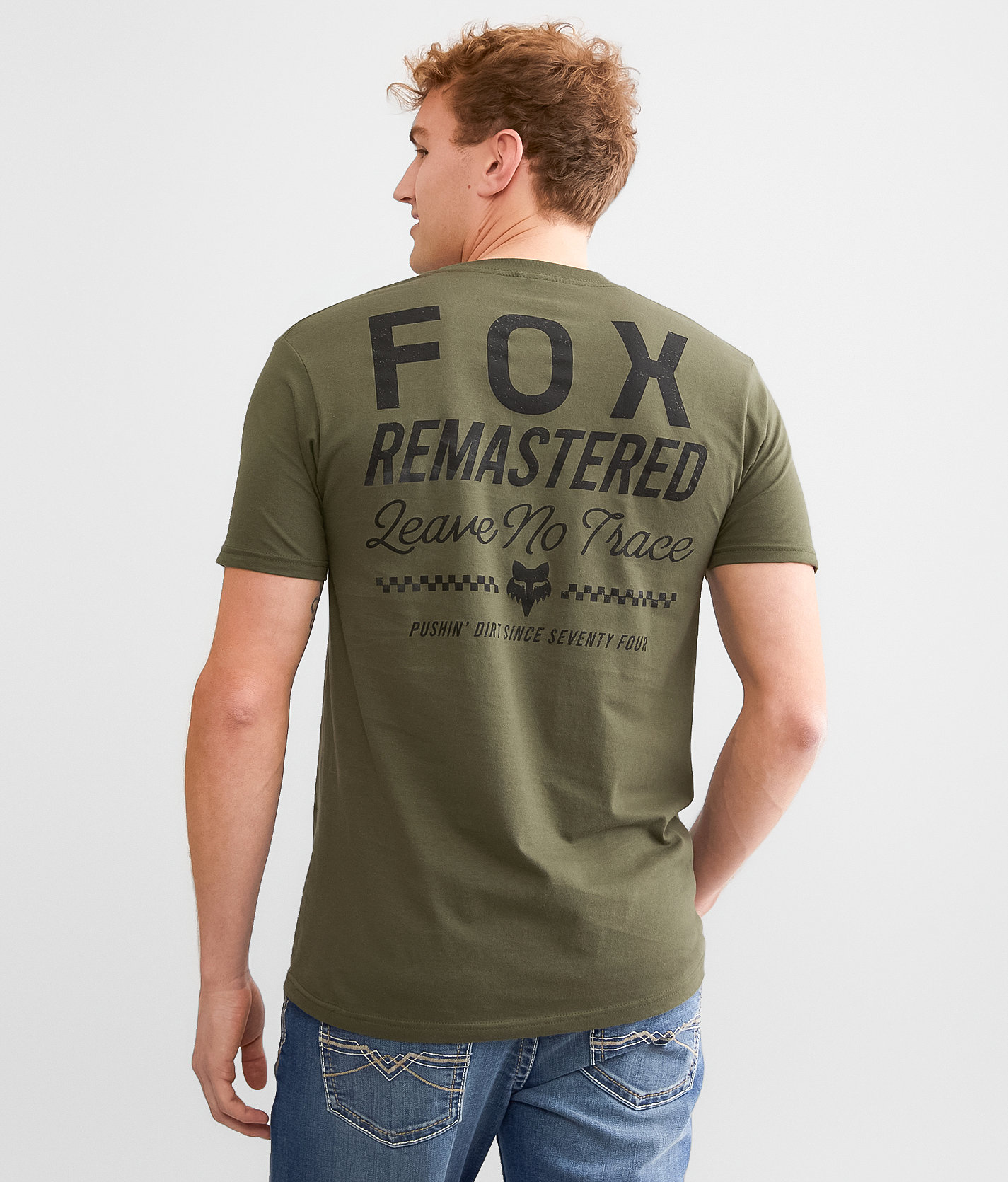 Fox Remastered T-Shirt - Men's T-Shirts in Surplus Green