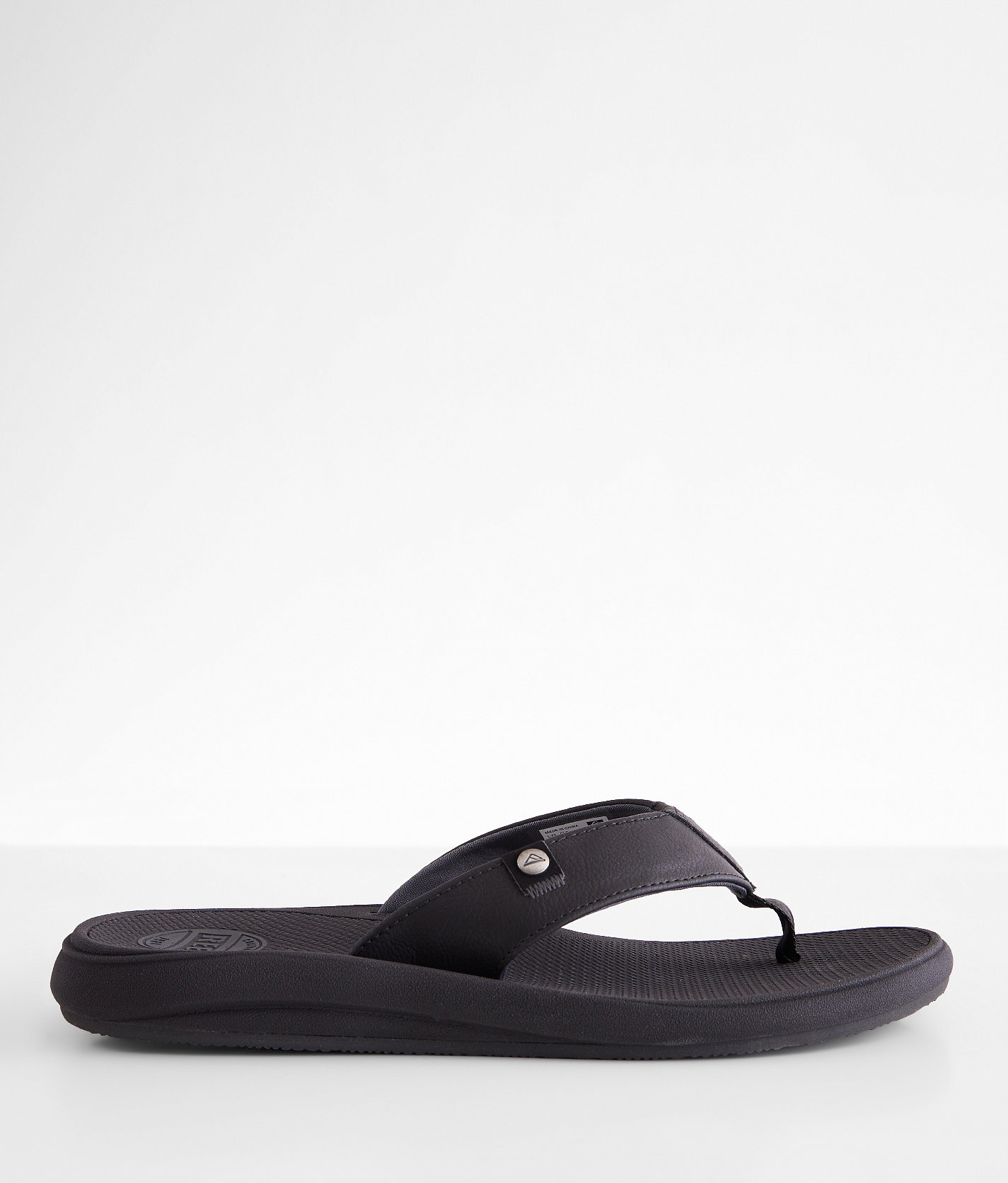 Reef Phantom Nias Flip - Men's Shoes in Black Grey