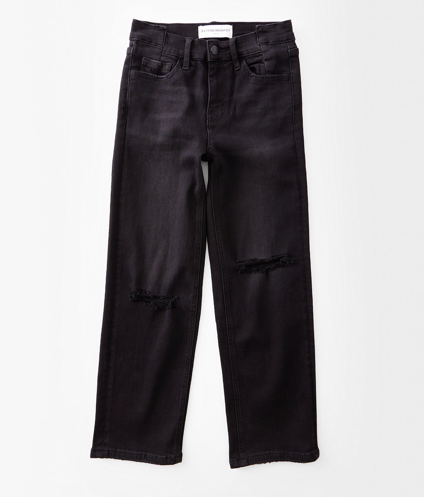 Girls - Flying Monkey High Rise Cropped Straight Jean - Girl's Jeans in Amply