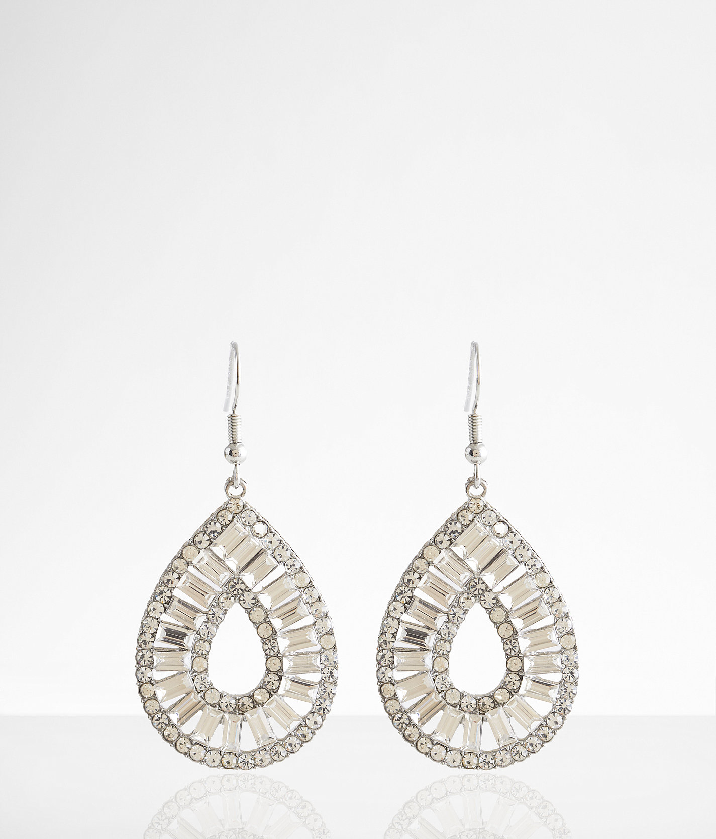 boutique by BKE Statement Drop Earring - Women's Jewelry in Silver