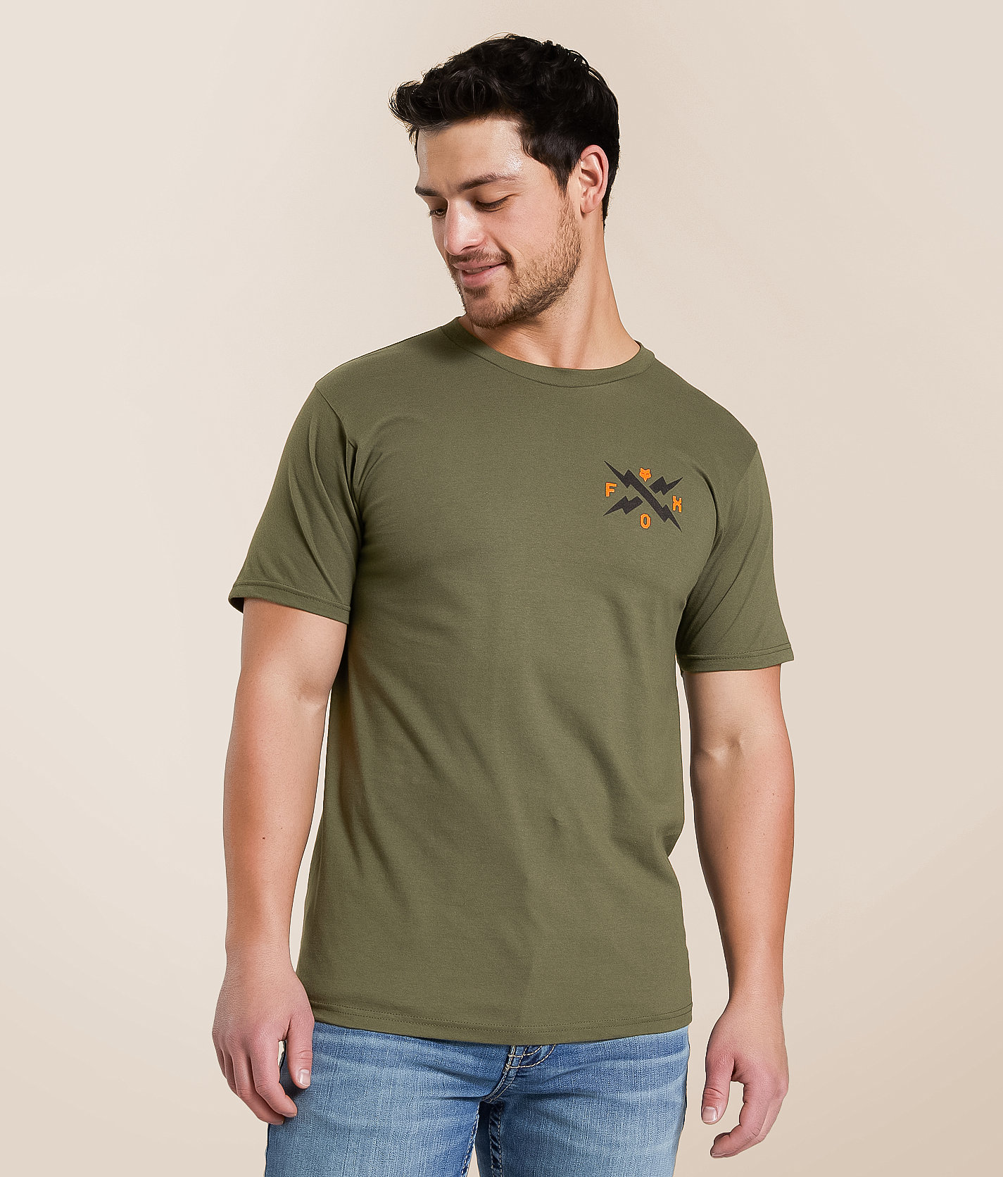 Fox Calibrated T-Shirt - Men's T-Shirts in Surplus Green
