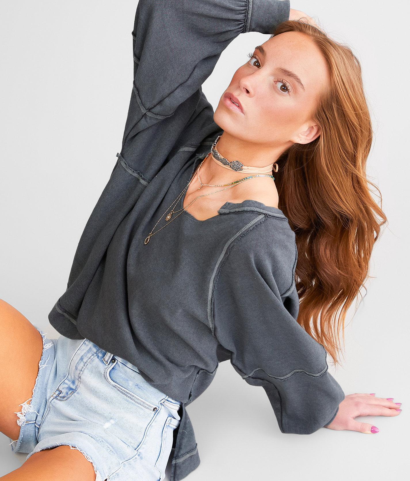 Free People Wish I Knew T-Shirt - Women's T-Shirts in Black