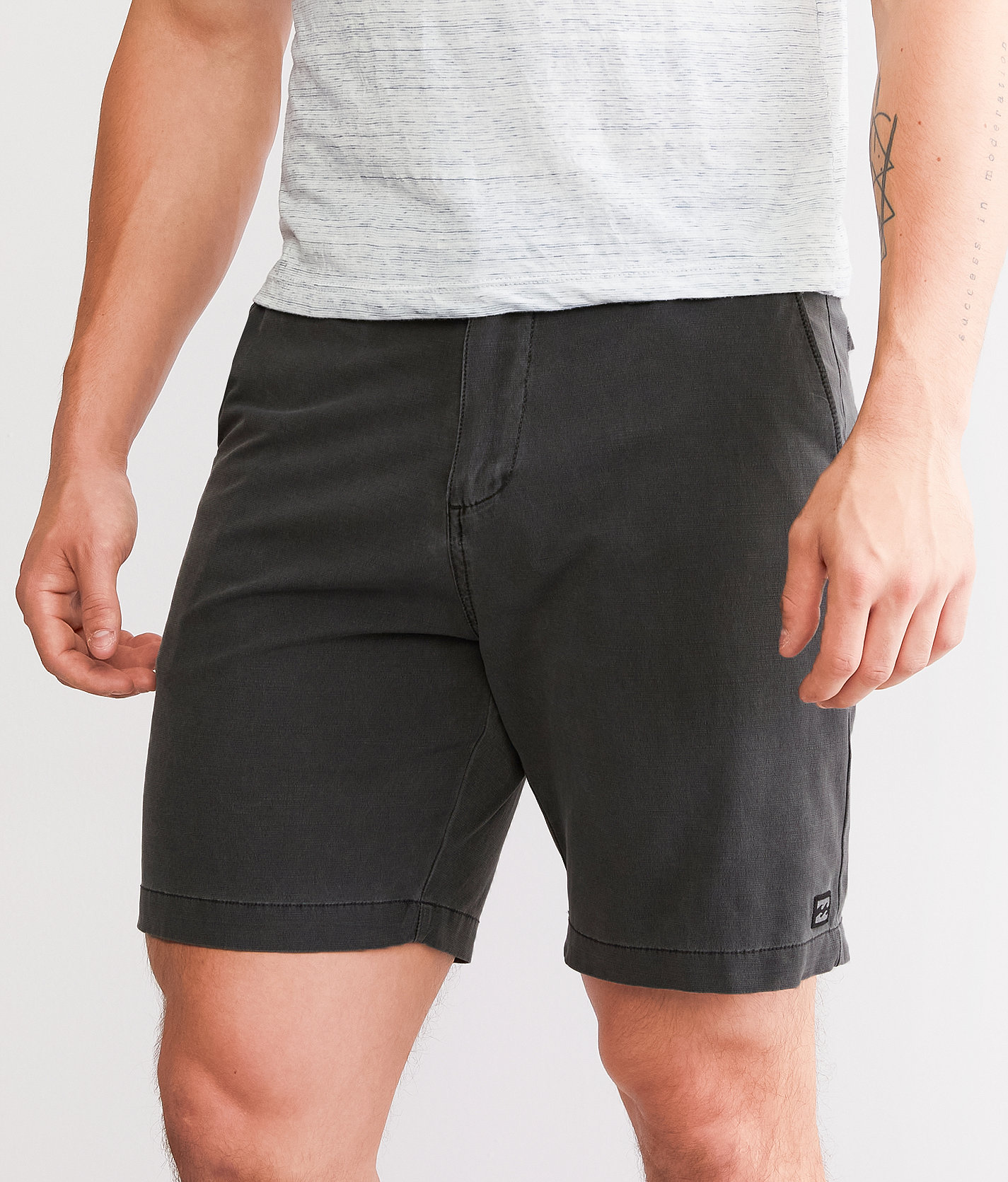 Billabong Crossfire Wave Stretch Walkshort - Men's Shorts in Washed Black