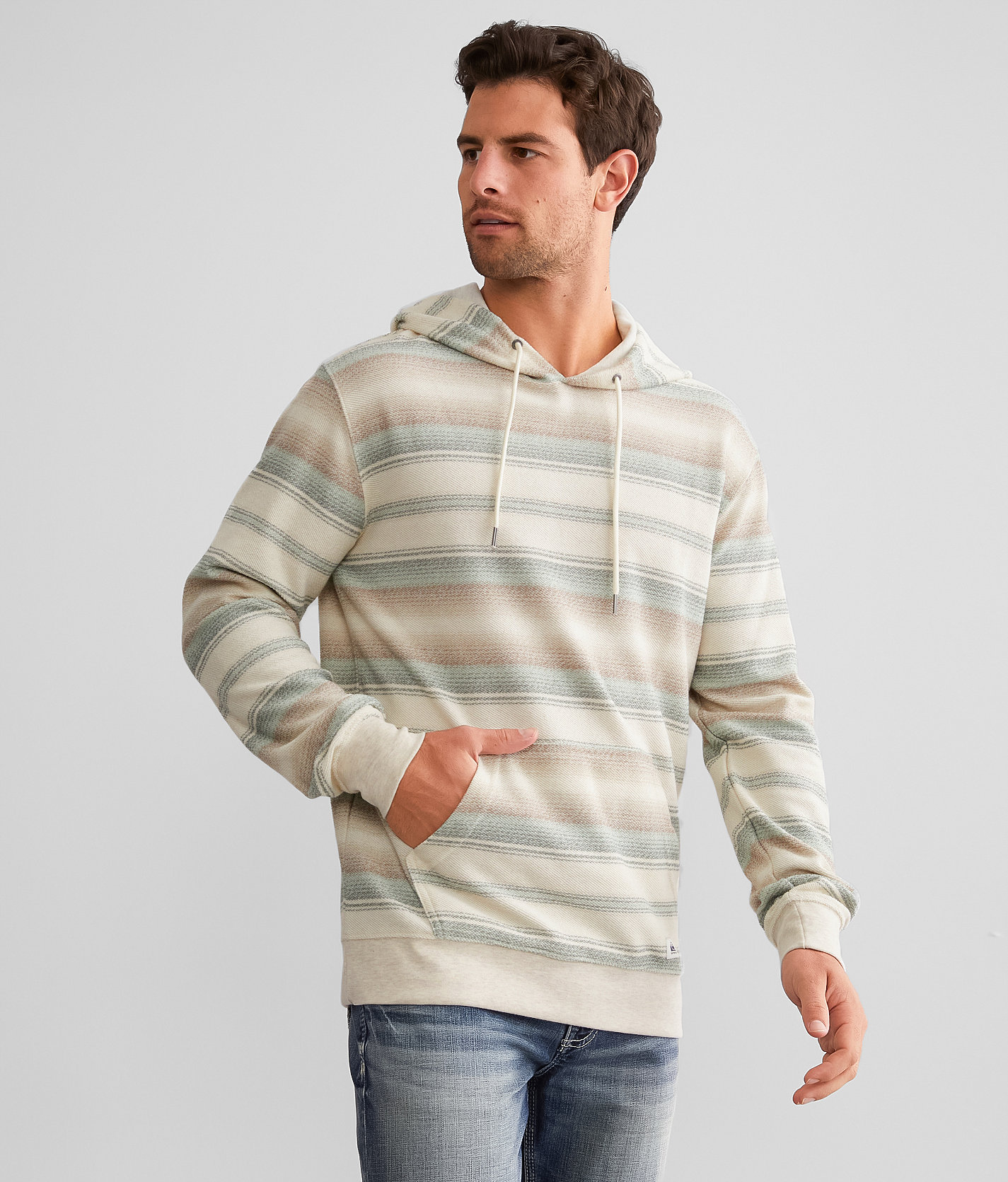 Quiksilver Great Otway Hoodie - Men's Sweatshirts in Birch