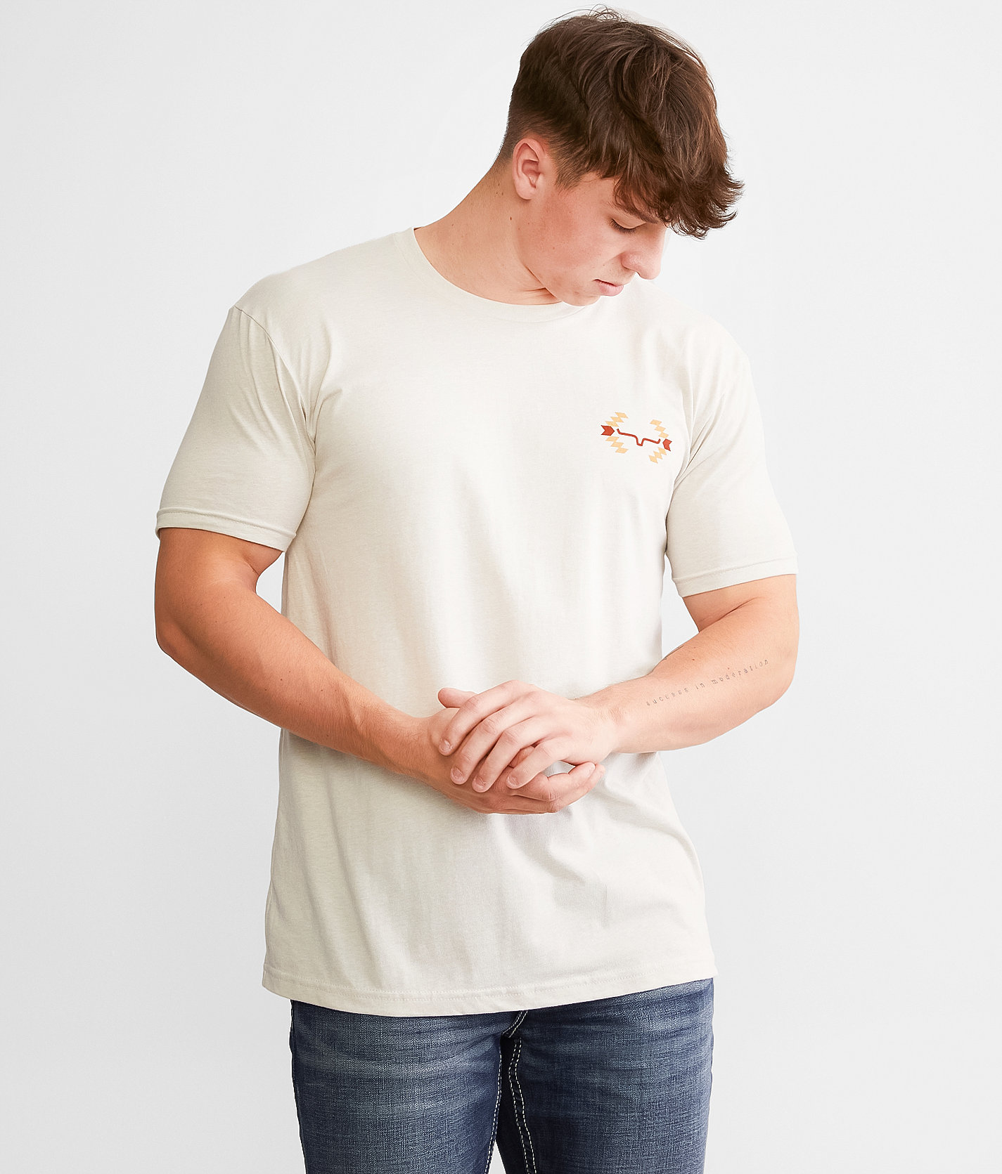 Kimes Ranch Cactus Sunset T-Shirt - Men's T-Shirts in Sand