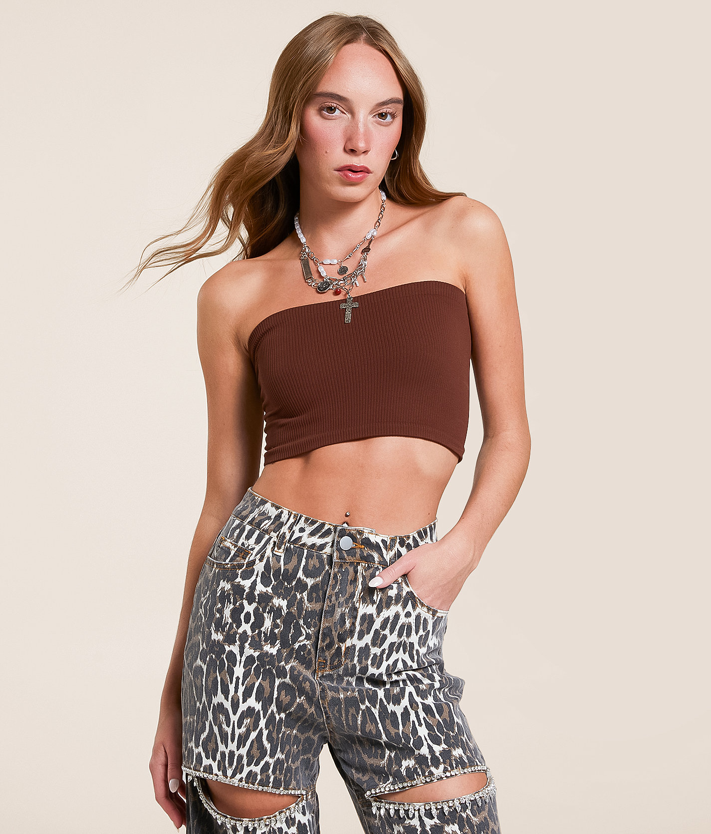 Free People Amelia Bandeau - Women's Intimates in French Chocolate