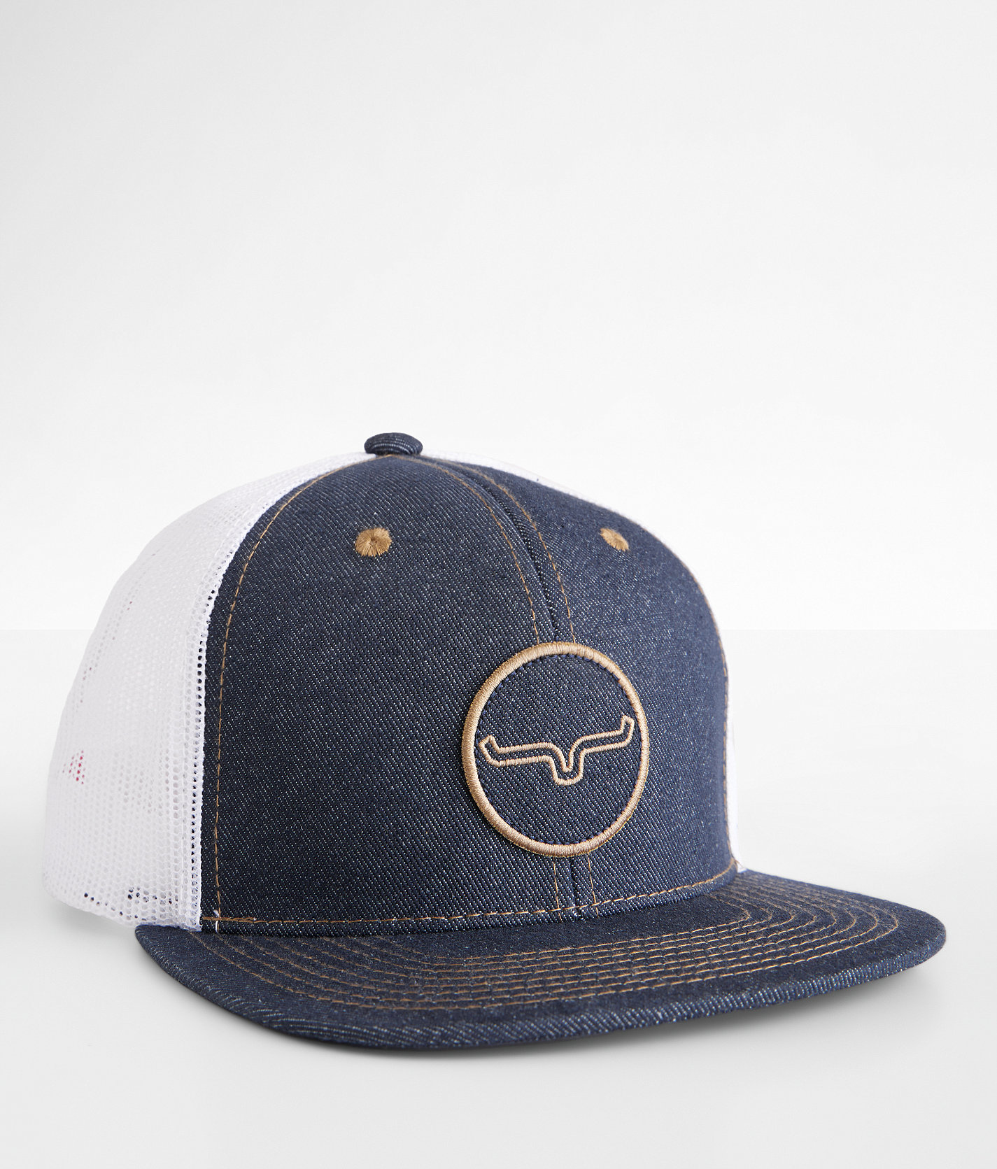 Kimes Ranch Bullseye Trucker Hat - Men's Hats in Denim