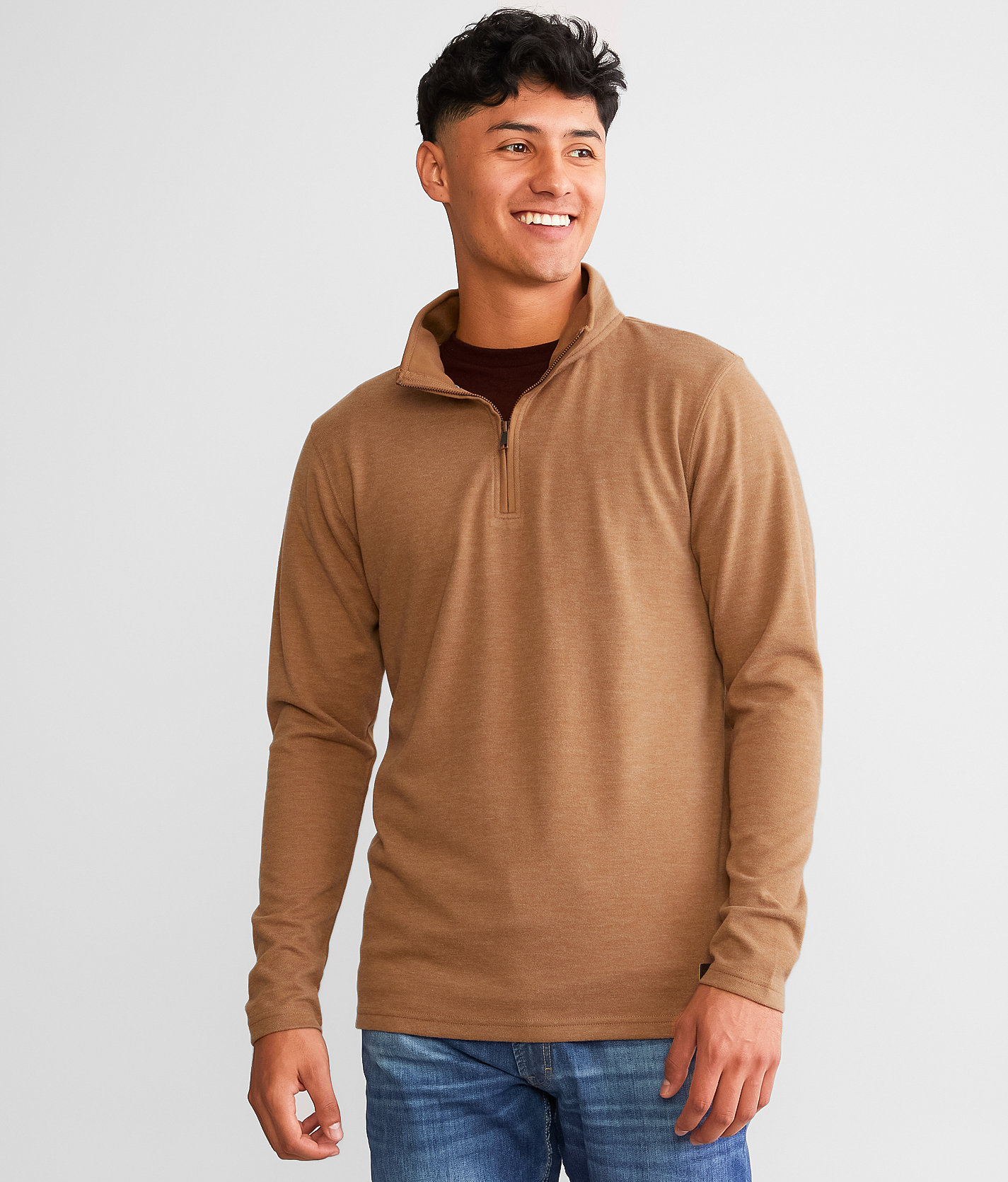 Outpost Makers Quarter Zip Pullover - Men's Sweatshirts in Foxtrot