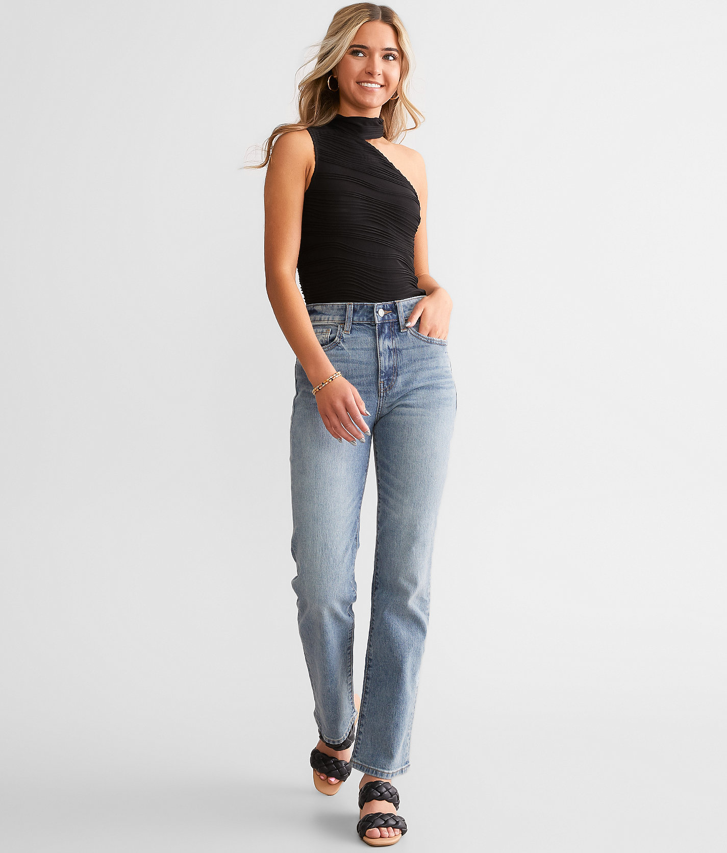 Willow & Root The Rise Up Stretch Jean - Women's Jeans in Citron