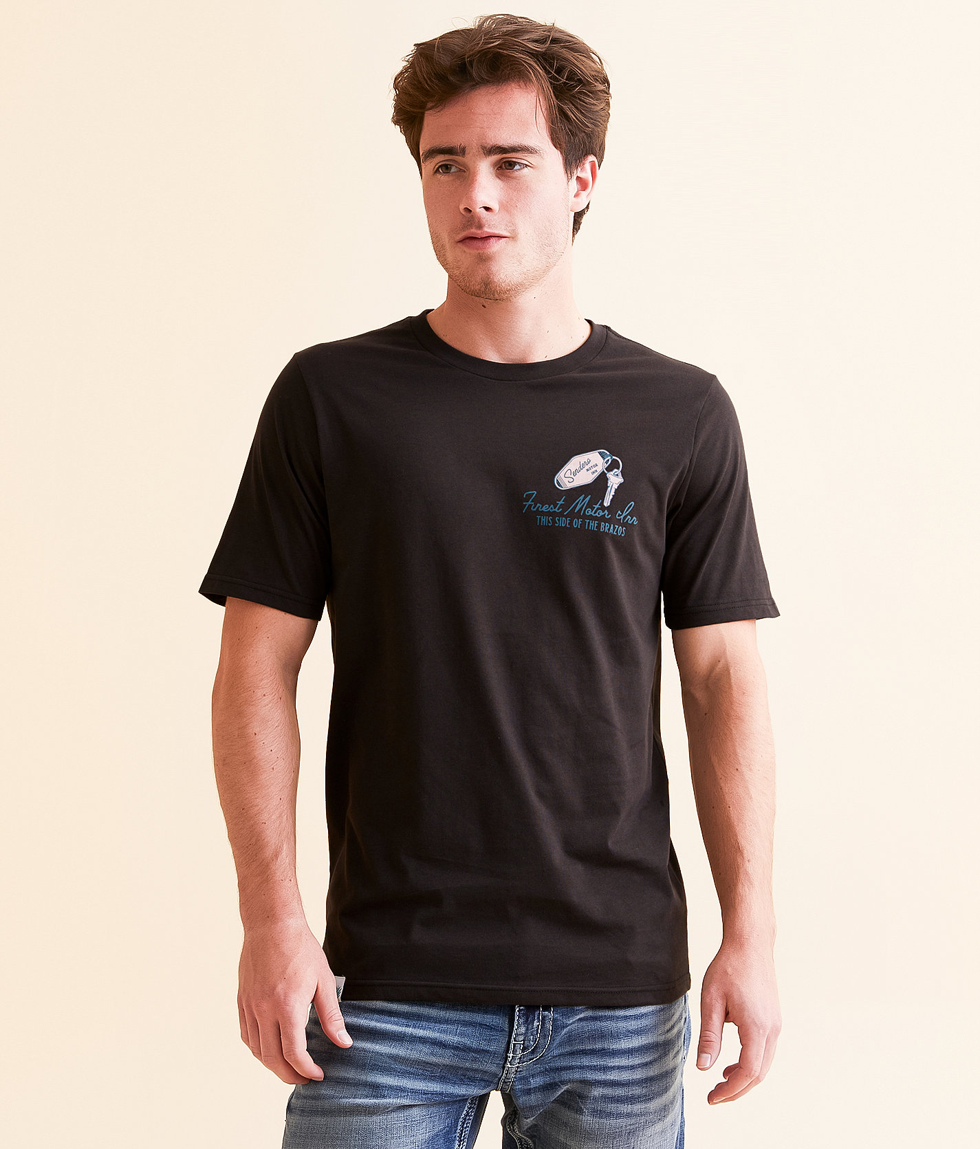 Sendero Provisions Co. Motor Inn T-Shirt - Men's T-Shirts in Jet Black