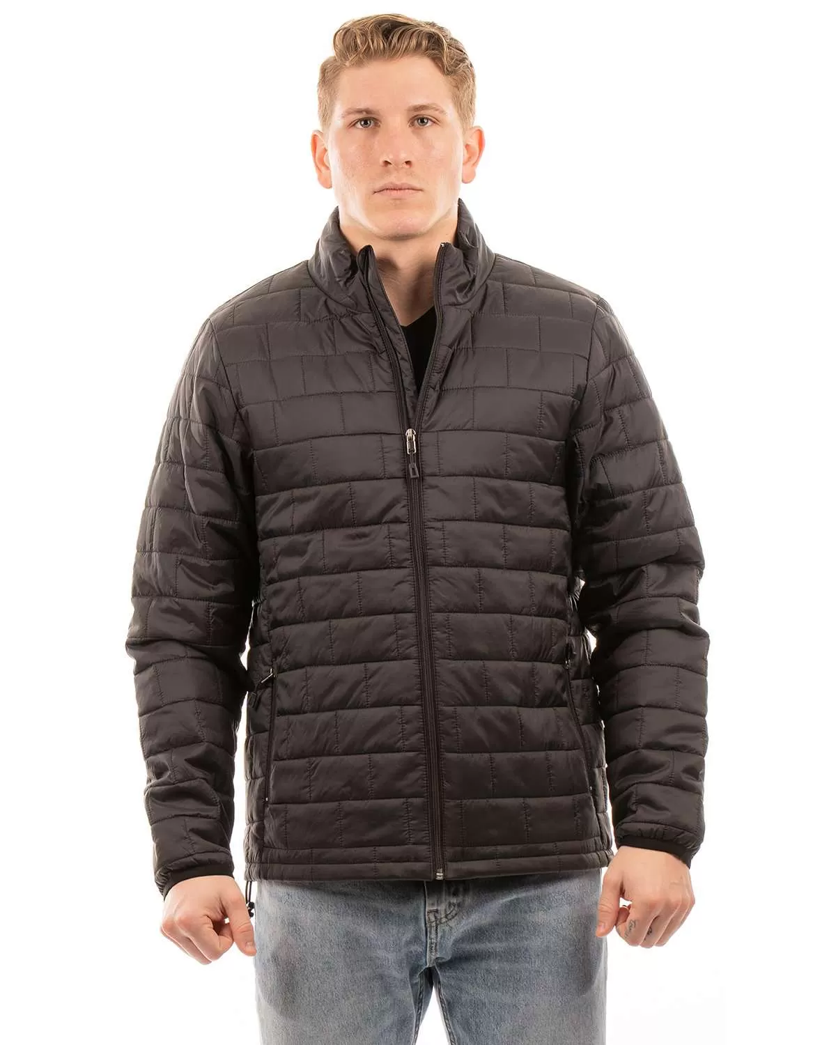 Burnside B8713 Adult Box Quilted Puffer Jacket