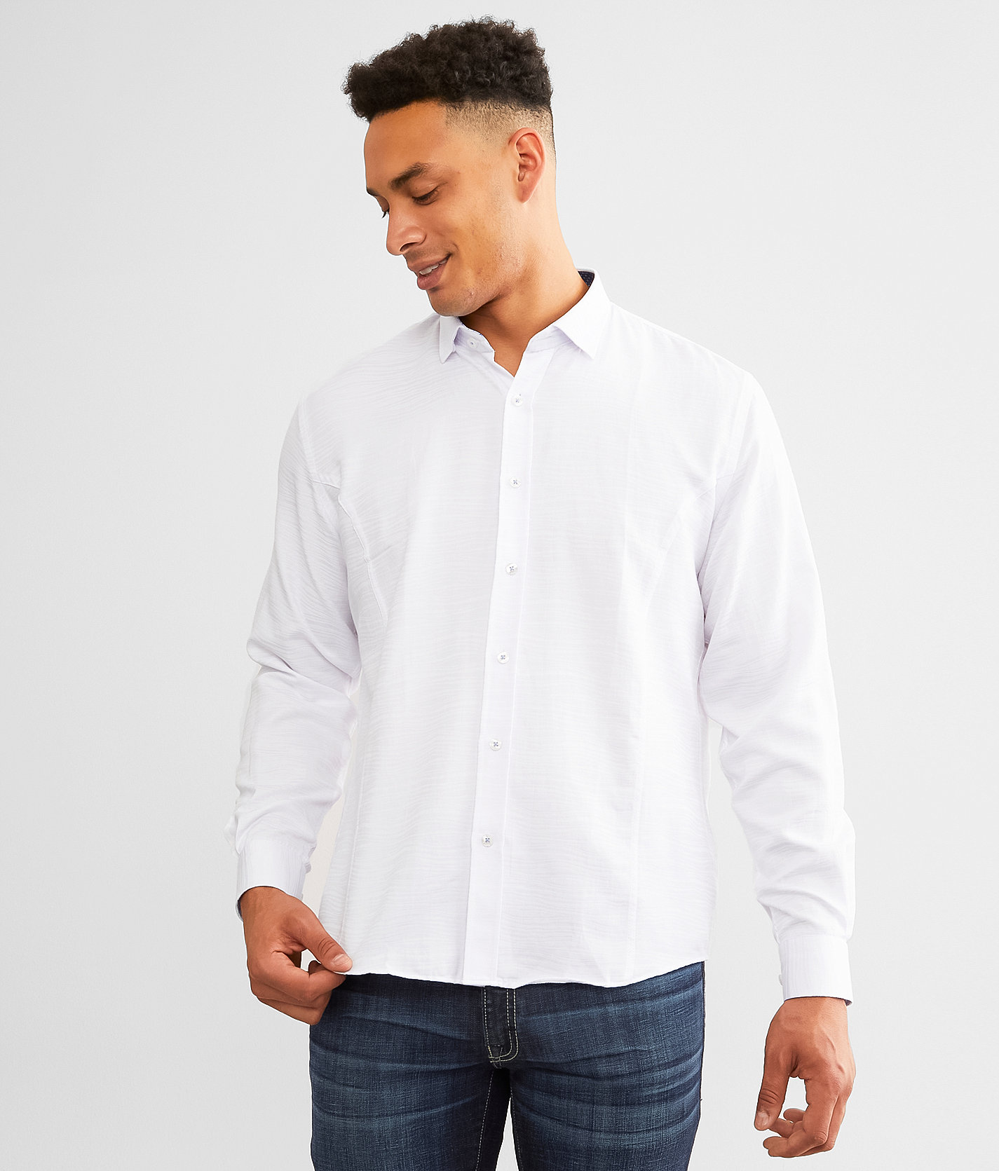 Eight X Tonal Shirt - Men's Shirts in White