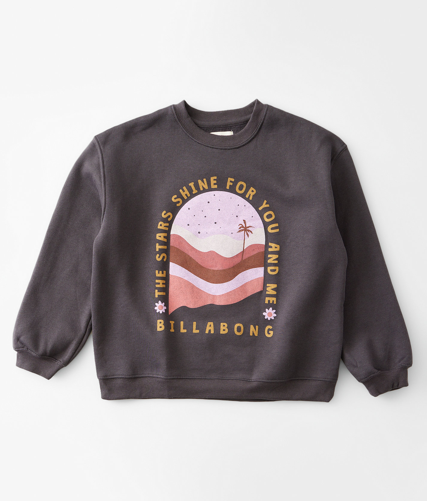 Girls - Billabong Night Sky Pullover - Girl's Sweatshirts in Off Black
