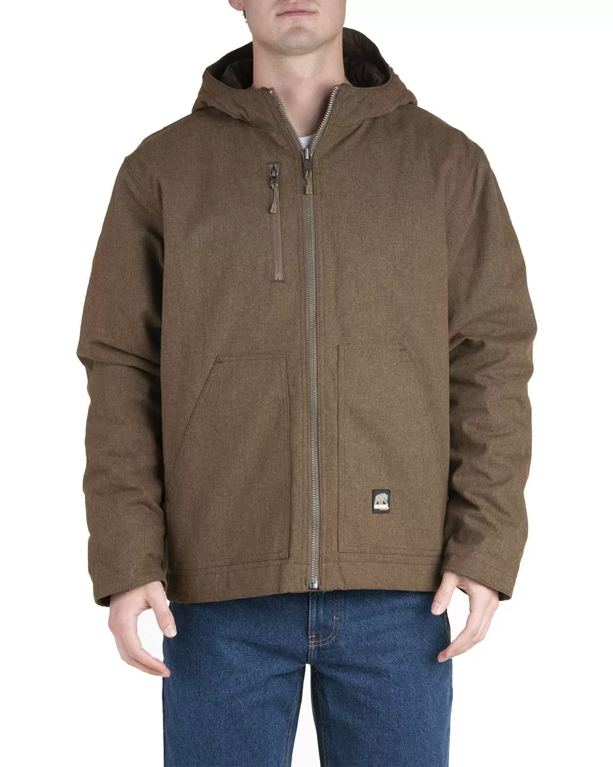 Berne HJ62 Men's Heathered Modern Hooded Jacket