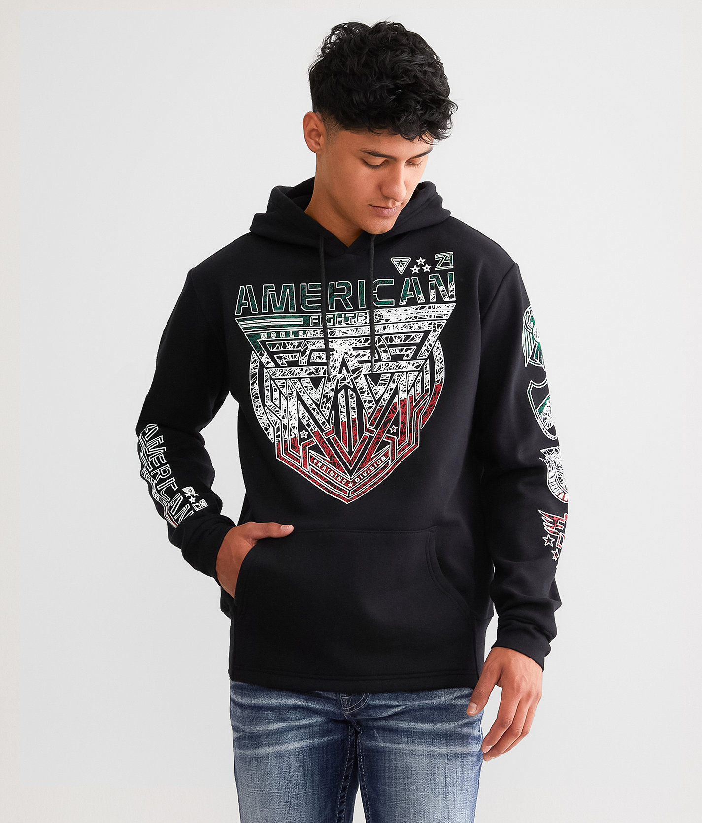 American Fighter Robertson Hooded Sweatshirt - Men's Sweatshirts in Black