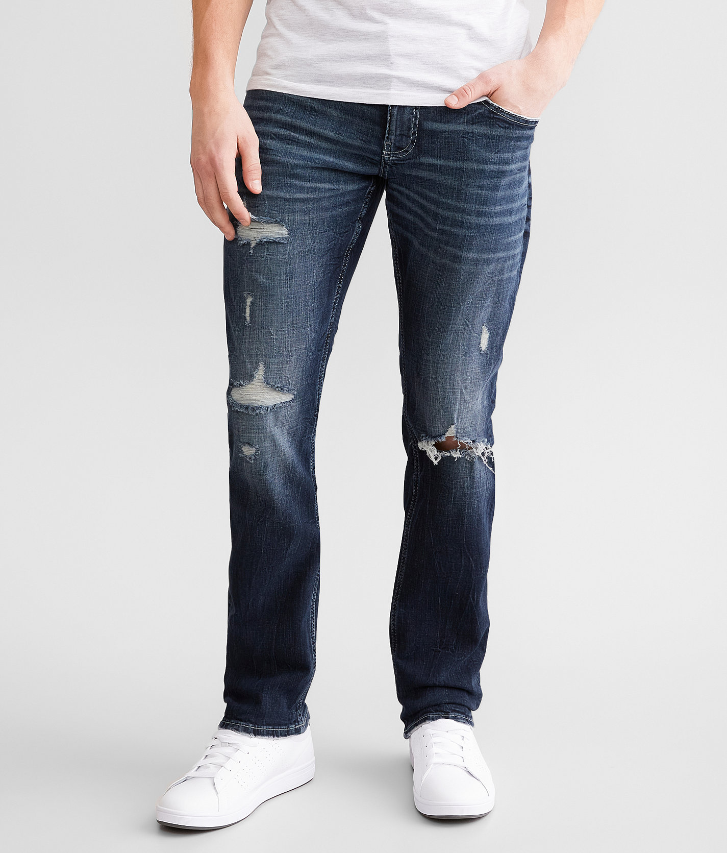 Departwest Seeker Taper Stretch Jean - Men's Jeans in Blanc