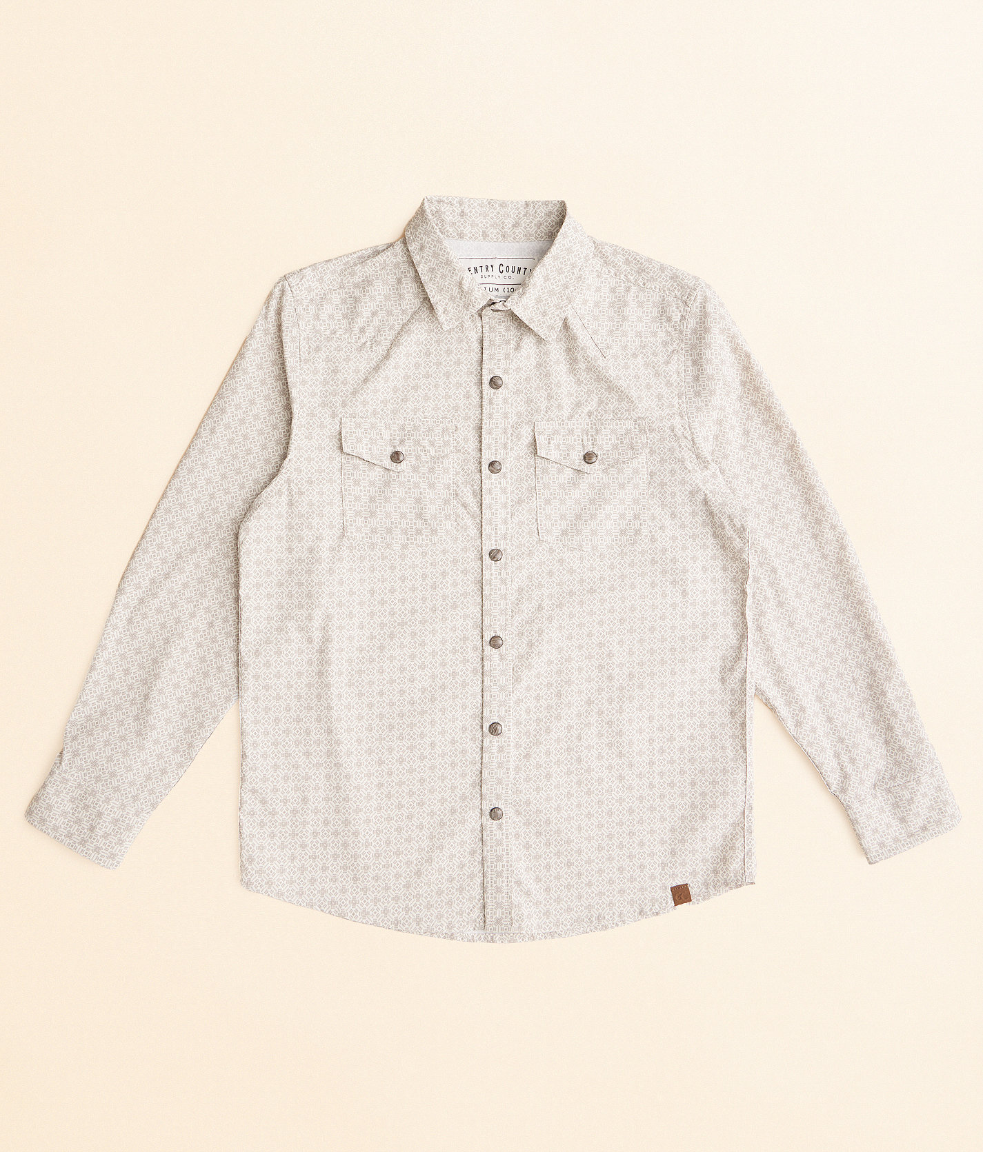 Boys - Gentry County Performance Shirt - Boy's Shirts in Tan Cream