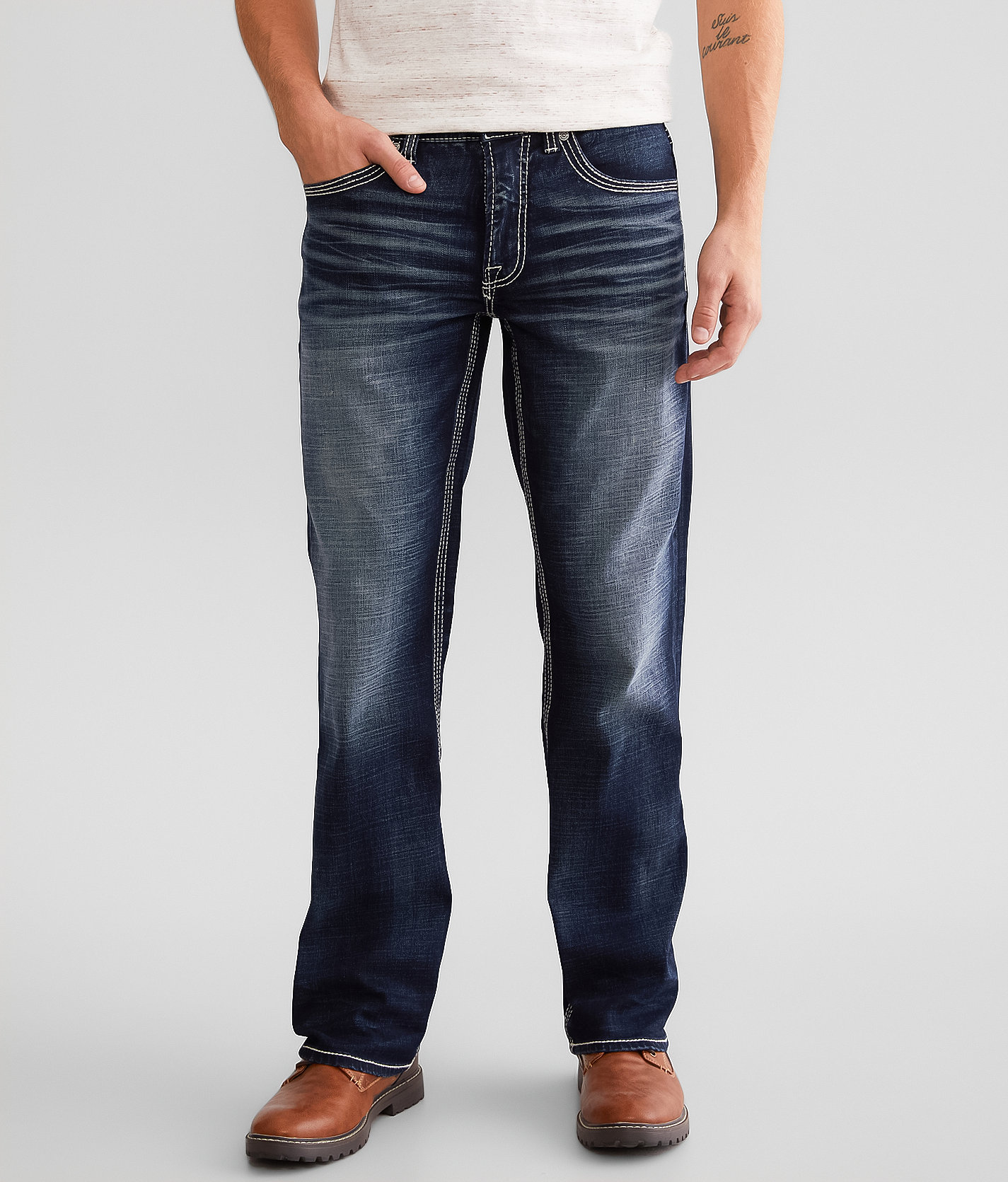 Salvage Mayhem Boot Stretch Jean - Men's Jeans in Serres