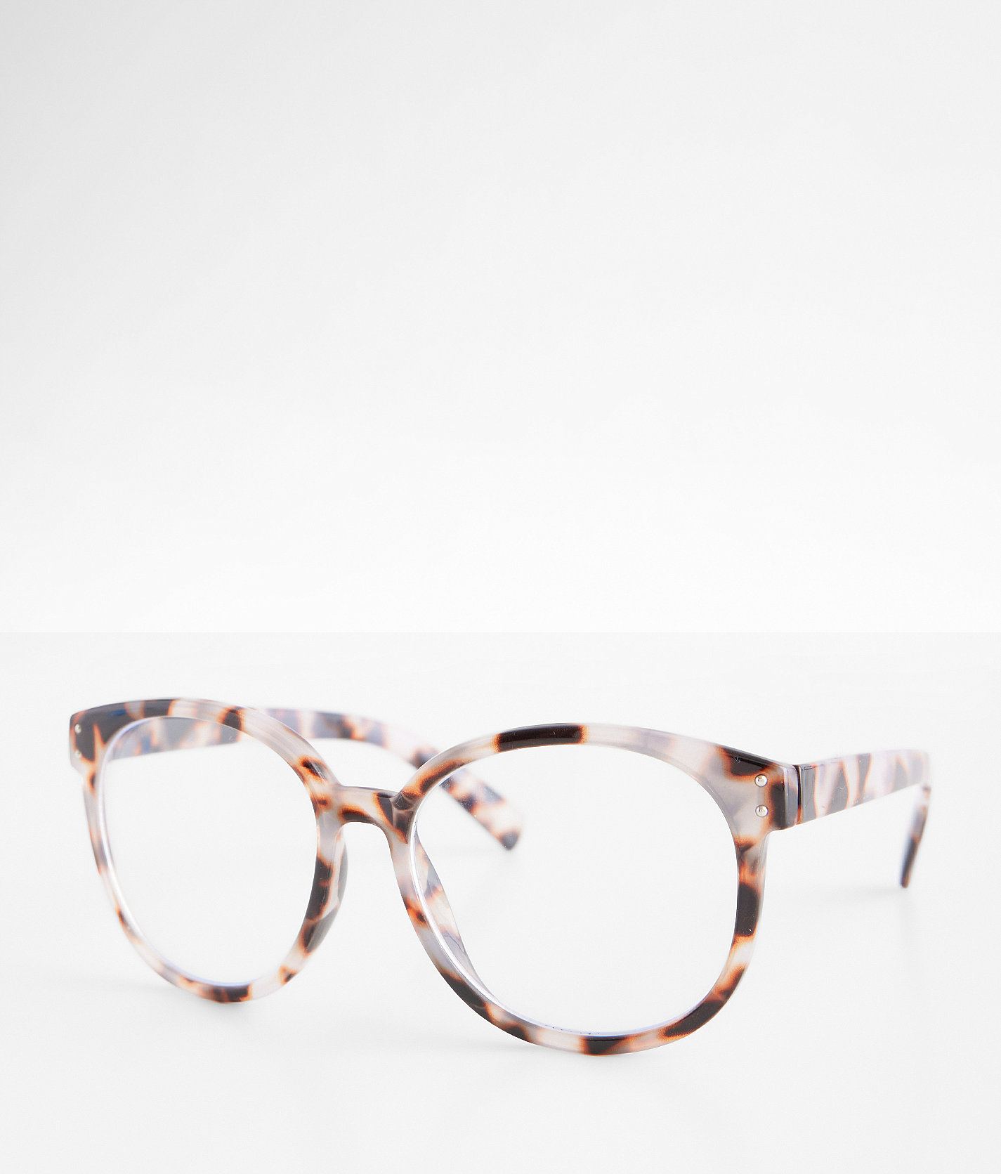 BKE Cambridge Blue Light Blocking Glasses - Women's Sunglasses & Glasses in Milky Tort